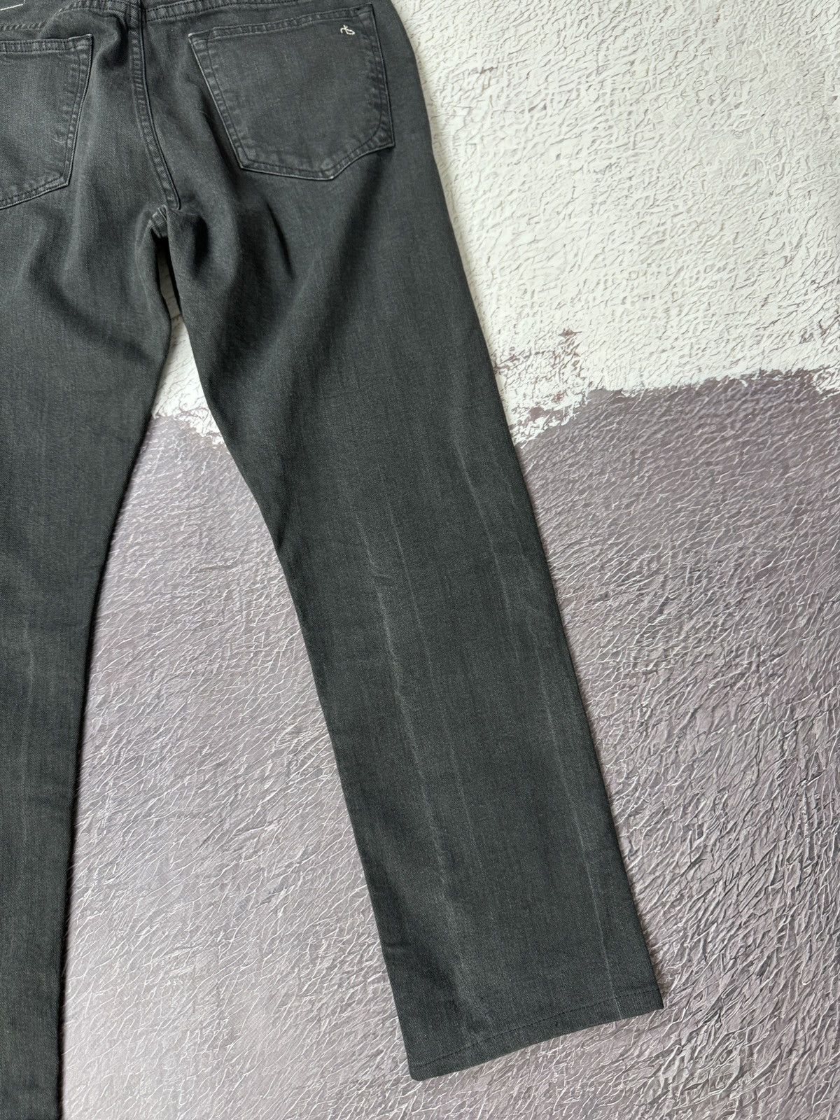Rag & Bone Rag & Bone made in USA graphite faded denim jeans Size US 31 - 15 Thumbnail