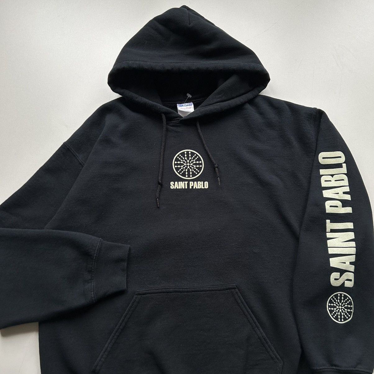 Kanye West × Rap Tees × Vintage Kanye West Saint Pablo Tour Graphic Hoodie Black Medium Rare Size US M / EU 48-50 / 2 - 2 Thumbnail