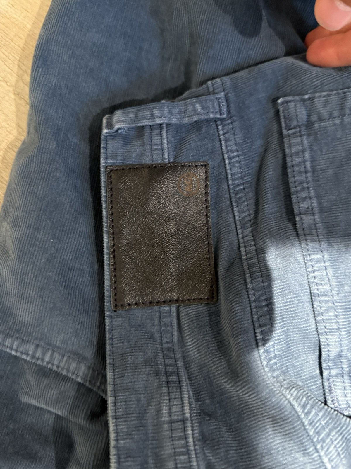 AG Adriano Goldschmied AG LA corduroy pants in blue Size US 33 - 3 Thumbnail