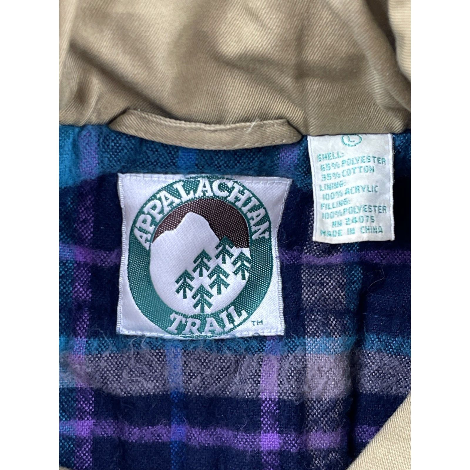 Etro Vtg Appalachian Trail Vest Fishing Flannel Lined Hunting Hiking Retro Cargo Sz L - Men - Vest - Blue - All Seasons - Quilted - Cotton - Canvas Size US L / EU 52-54 / 3 - 3 Thumbnail