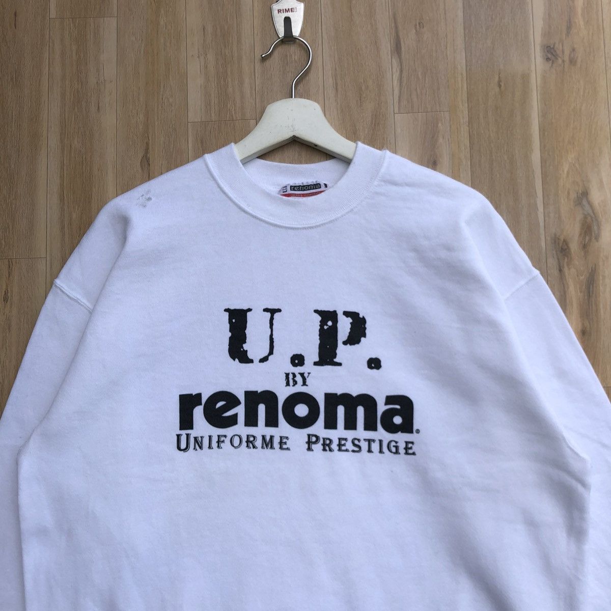 Renoma × Vintage Vintage 90s Up Renoma Italy Pullover Sweatshirt Size US L / EU 52-54 / 3 - 3 Thumbnail