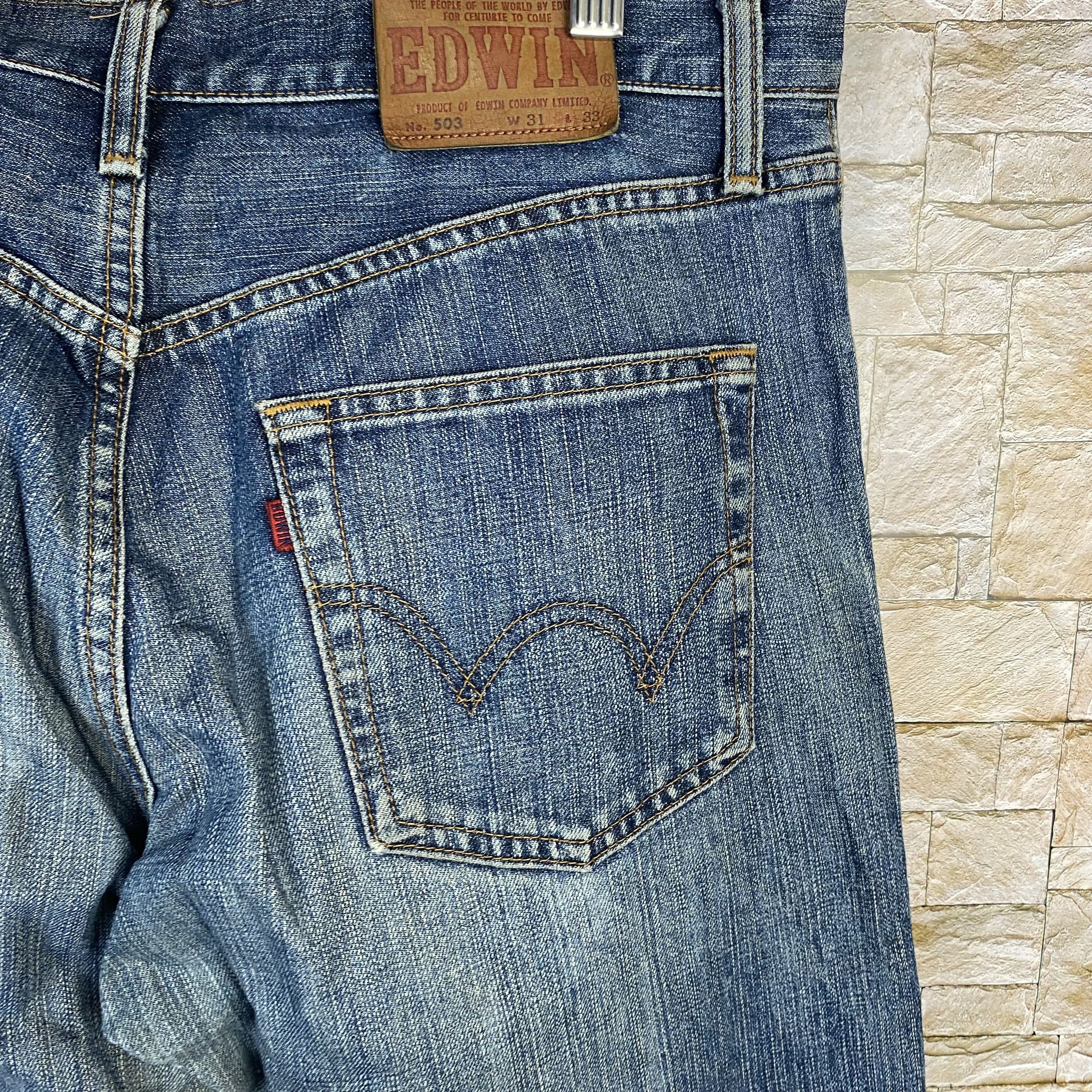 Edwin Edwin Blue Denim vintage Pants #7587 Size US 32 / EU 48 - 17 Thumbnail