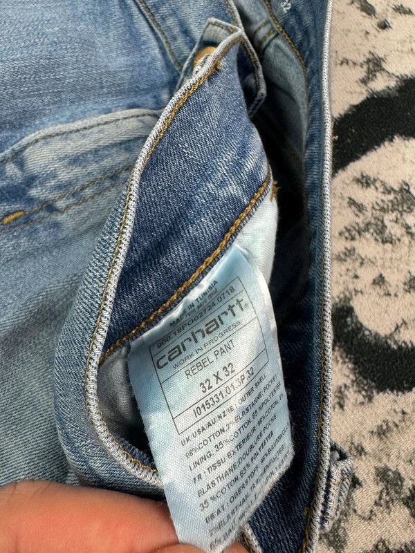 Carhartt Carhartt Rebel Pant jeans baby blue logo 32 Size US 32 / EU 48 - 6 Thumbnail