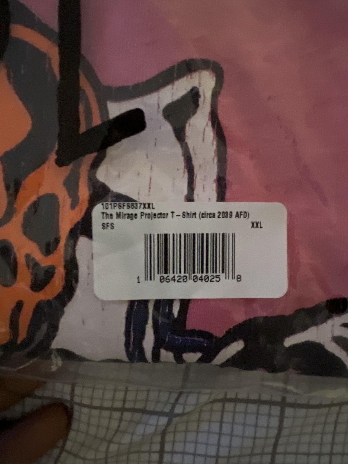Warren Lotas Warren Lotas "The Mirage Projector " Pink Tee Size US XXL / EU 58 / 5 - 1 Thumbnail