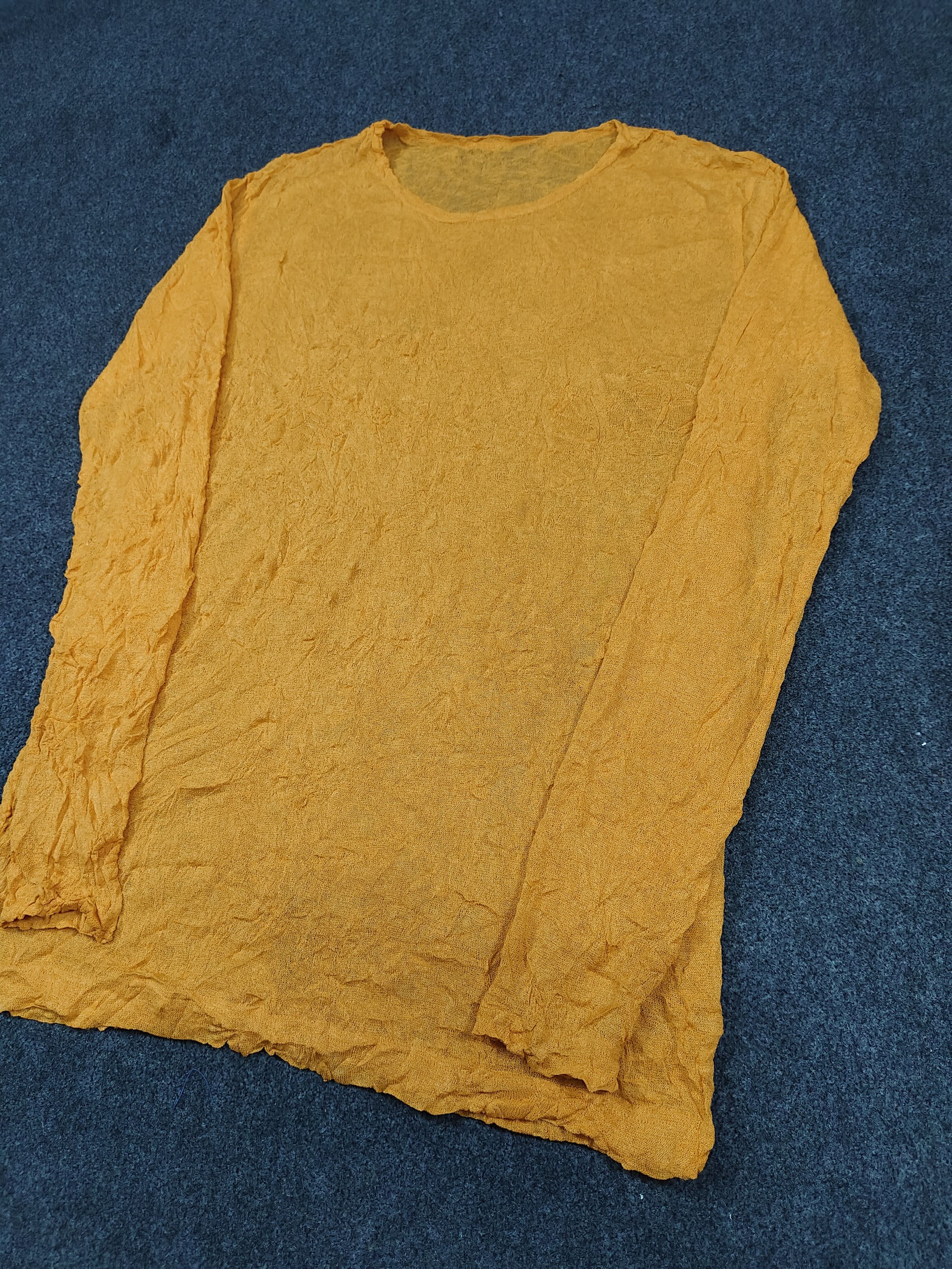 Issey Miyake 80s Issey Miyake Permanente Crinkle Texture Long Sleeve Size US M / EU 48-50 / 2 - 2 Thumbnail