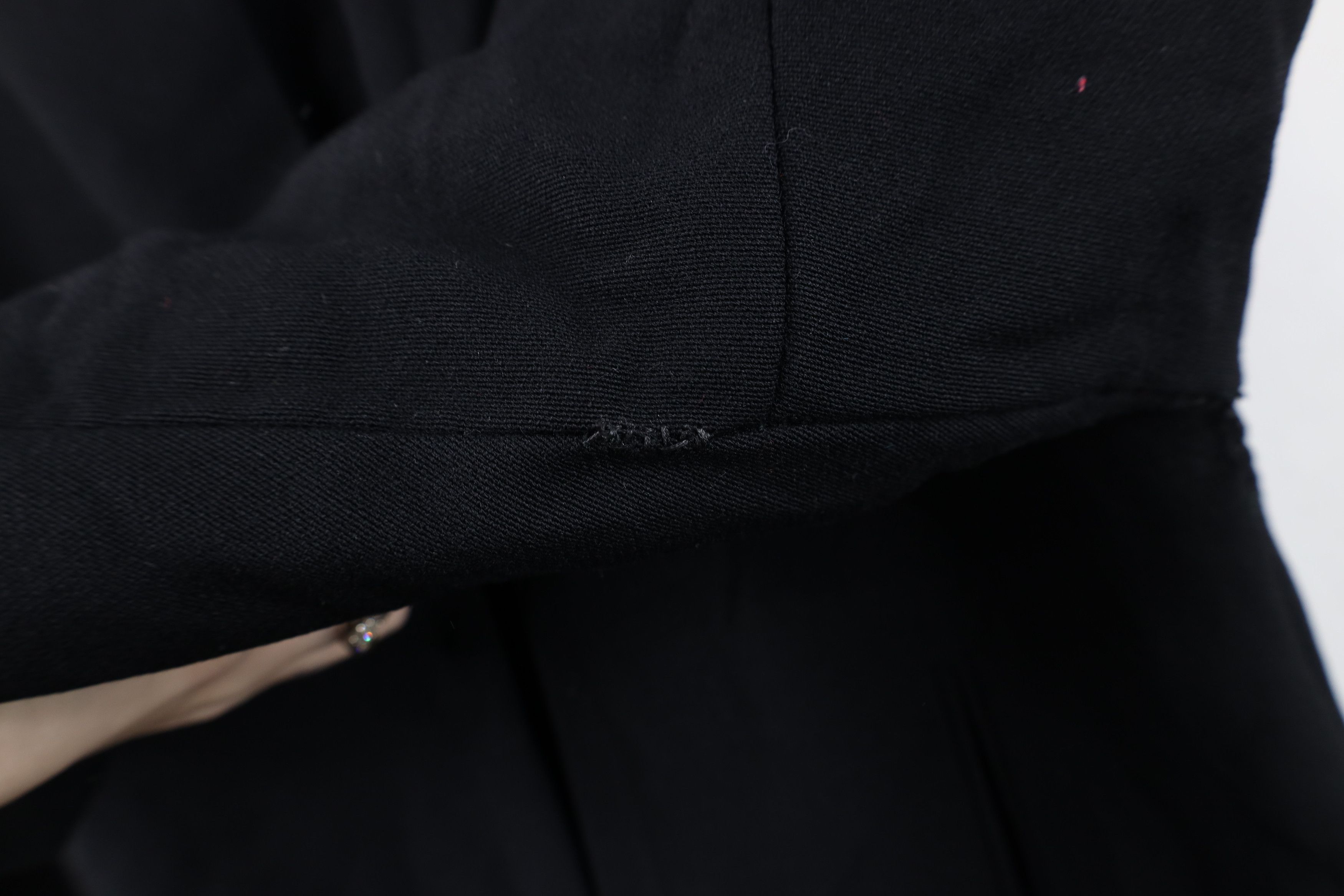 Vintage Vintage 50s Rockabilly Gabardine Wool Coat Jacket Black USA Size L / US 10 / IT 46 - 8 Thumbnail