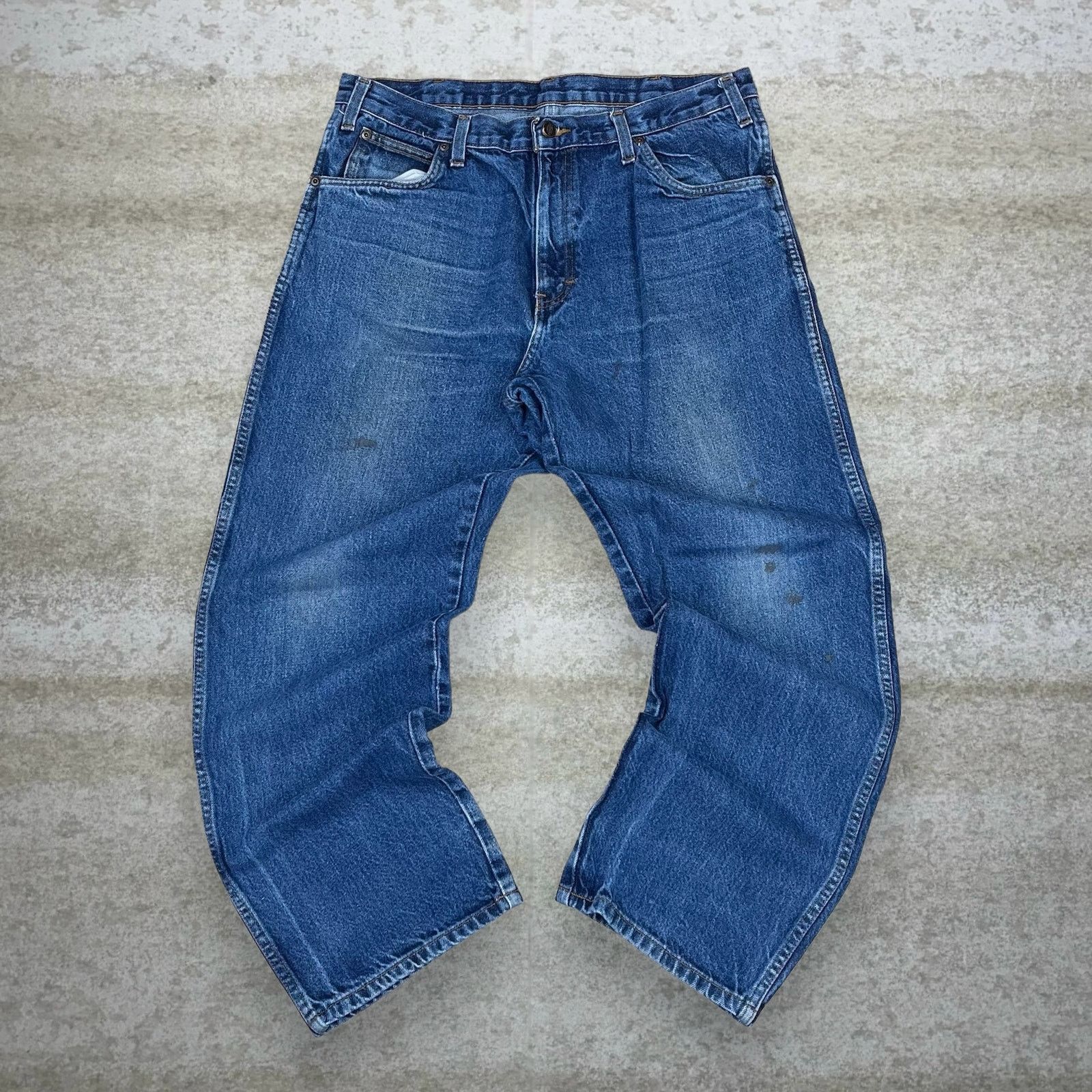 Dickies Vintage Y2K Dickies Jeans 36x30 Relaxed Fit Medium Wash Work Size US 36 / EU 52 - 2 Thumbnail