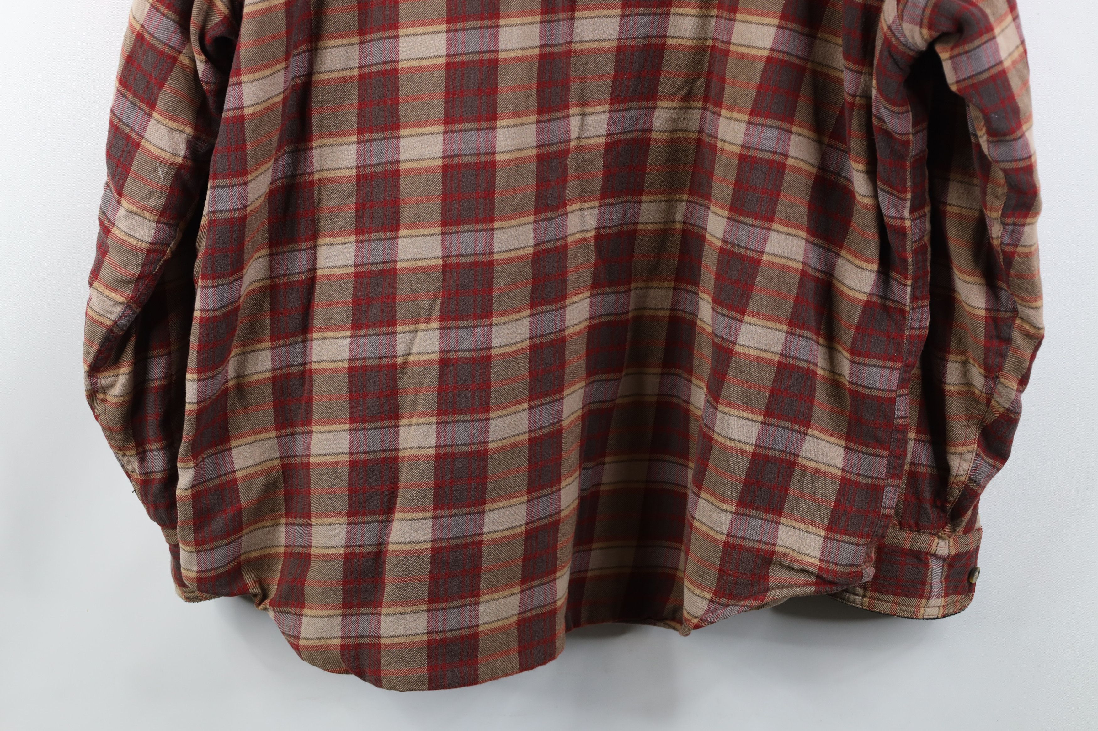 Vintage Vintage Y2K Streetwear Lined Flannel Button Shirt Jacket Size US XL / EU 56 / 4 - 16 Thumbnail