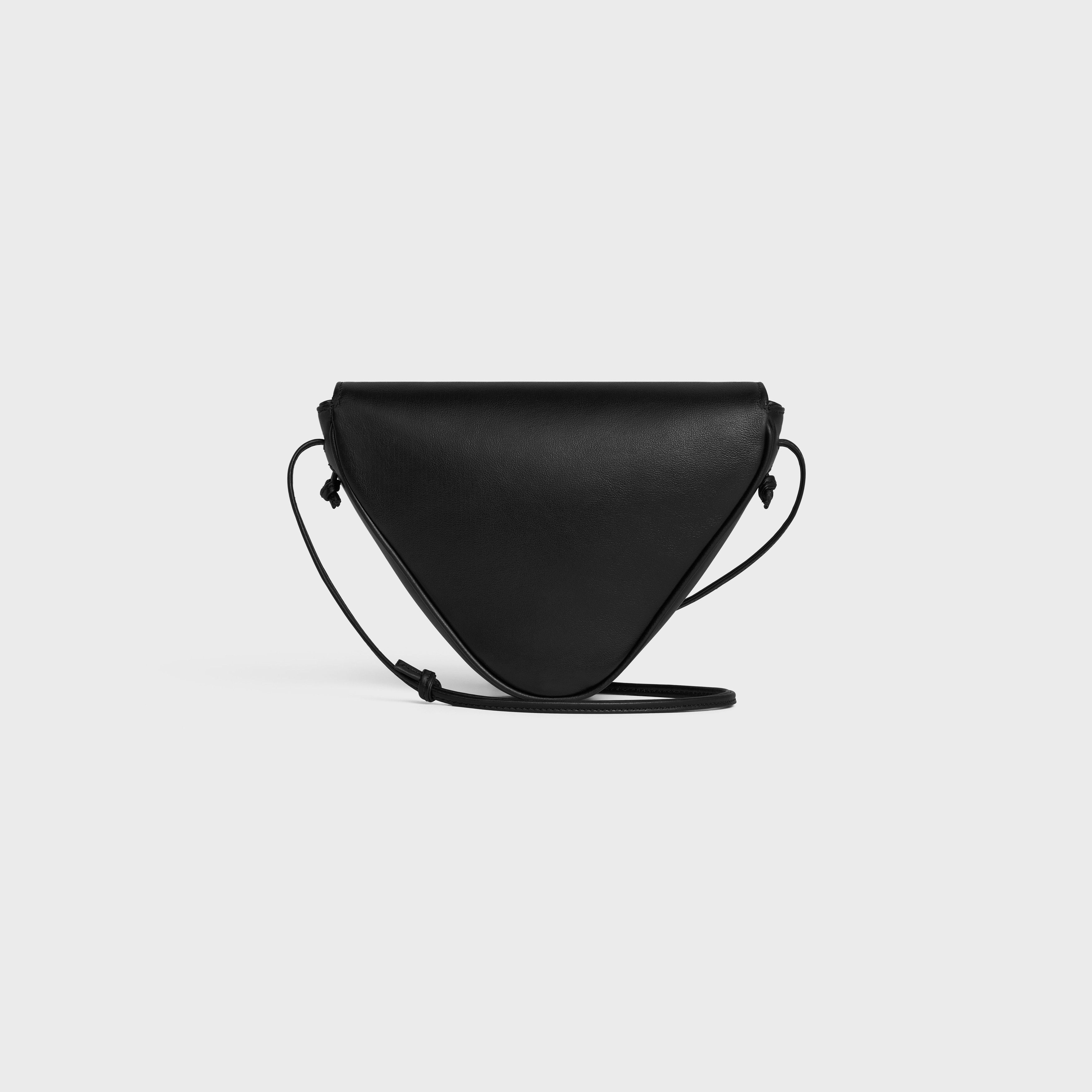 Celine o1w1db11124 Size: OS / Triangle Calfskin Bag in Black Size ONE SIZE - 3 Thumbnail