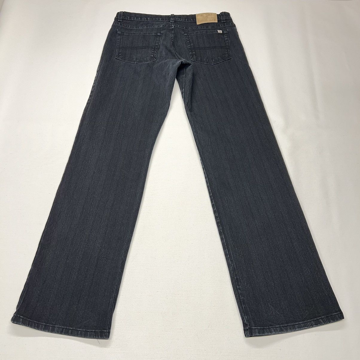 Vintage Christopher J Jeans Black Denim Y2K Grunge Baggy Faded Wide Size US 34 / EU 50 - 13 Thumbnail