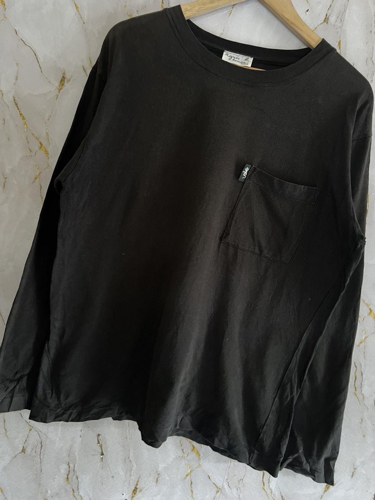 agnes b. 🔥 Agnès b. Long Sleeve T-Shirt — Minimalist Parisian Style Size US L / EU 52-54 / 3 - 5 Thumbnail