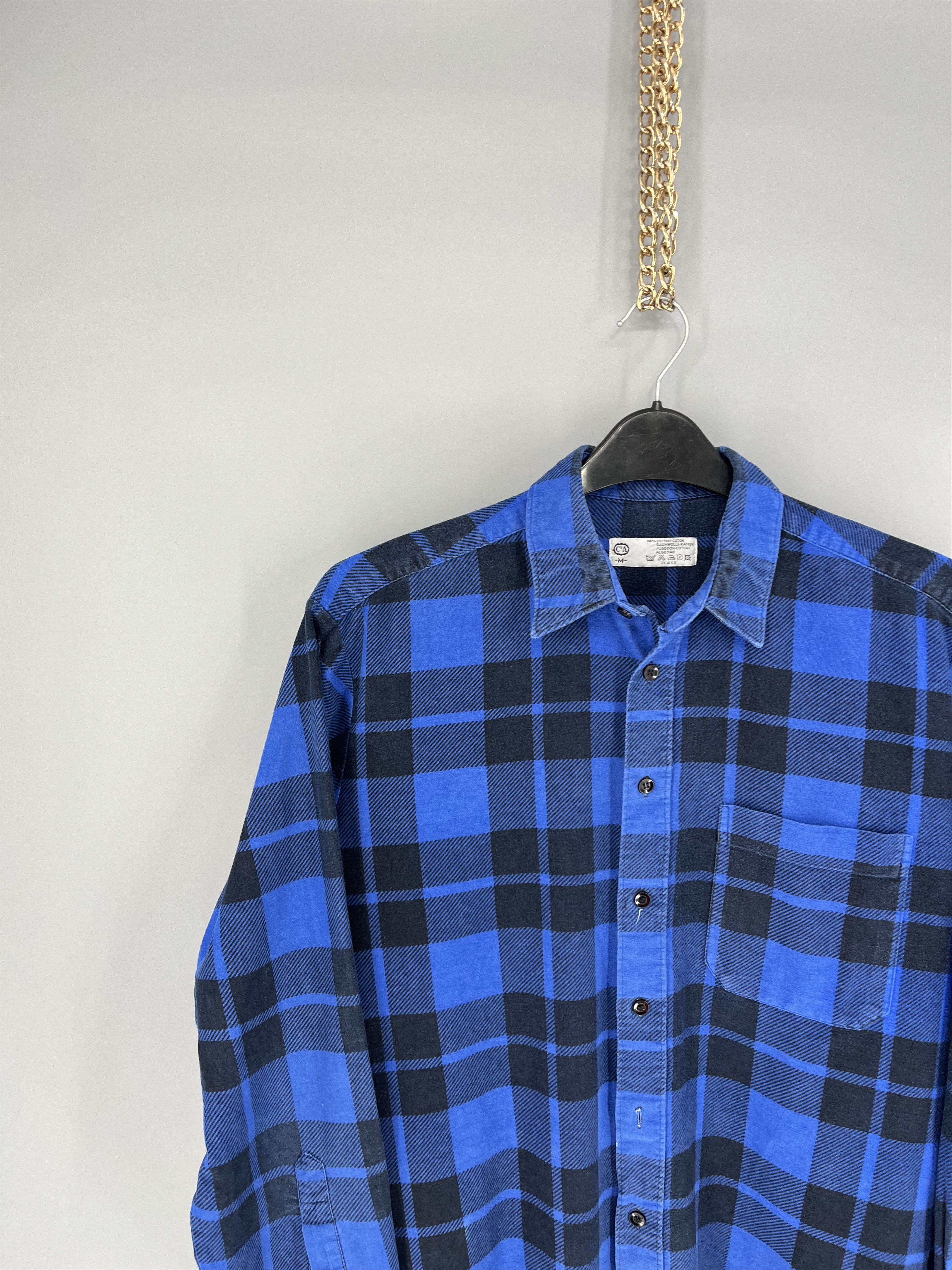 Flannel × Vintage Vintage Y2K Flannel Shirt Travis Scott Style Size US M / EU 48-50 / 2 - 4 Thumbnail
