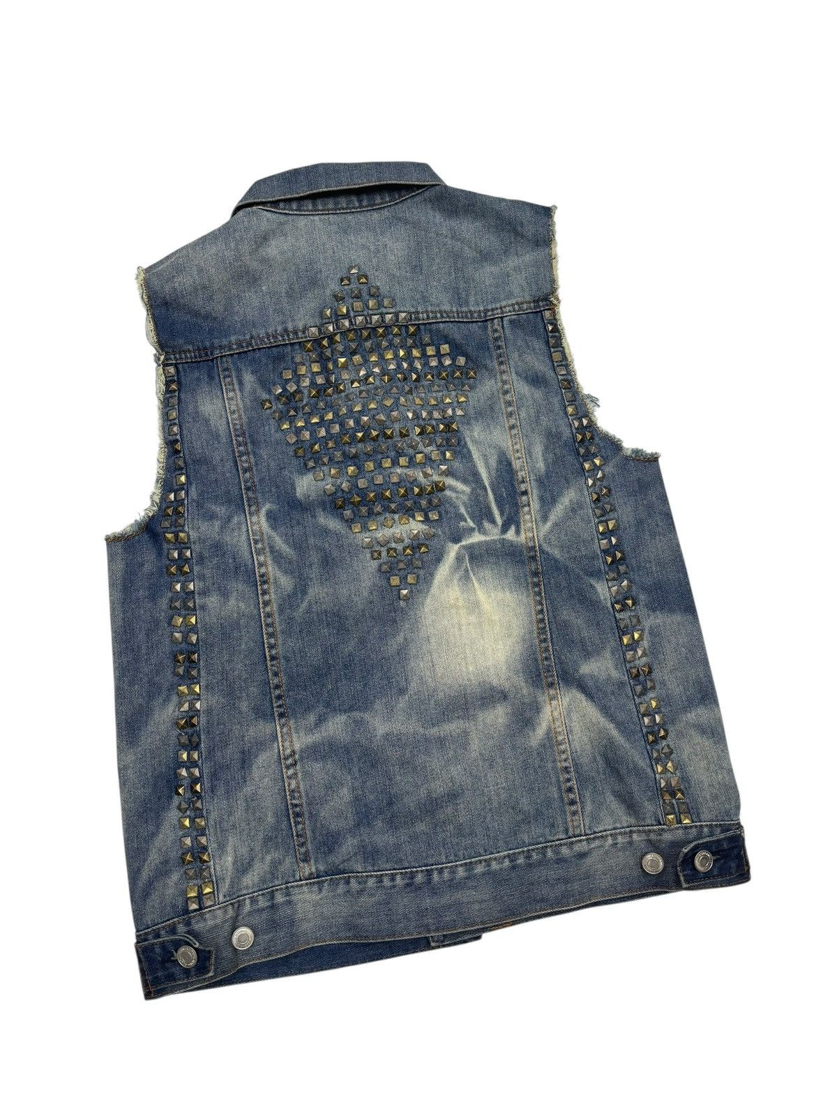 Hysteric Glamour × Undercover RARE❤️‍🔥PUNK STUDDED DRWCYS DENIM VEST Size US S / EU 44-46 / 1 - 4 Thumbnail