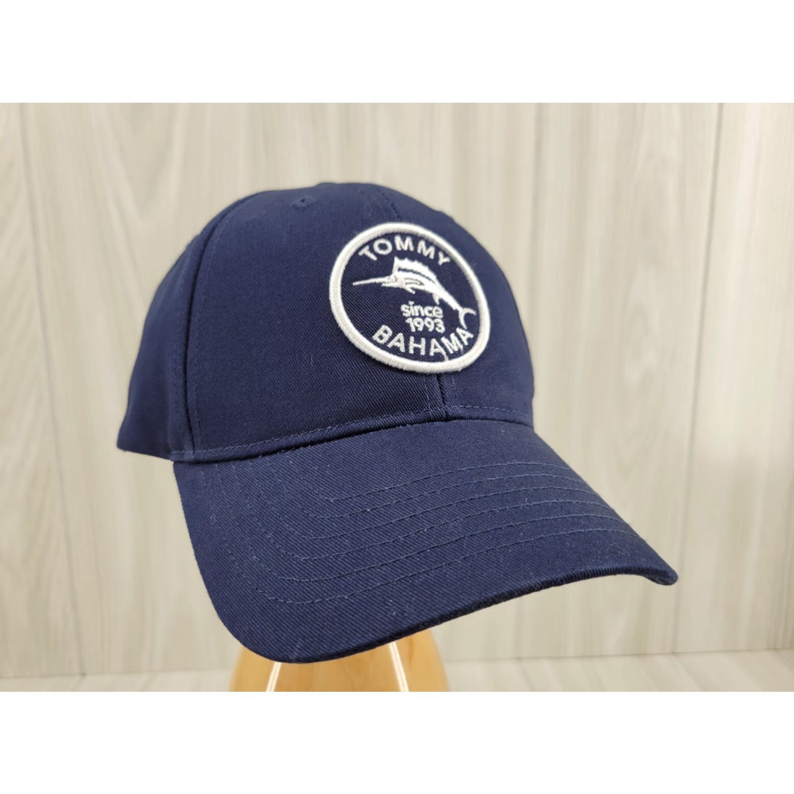 Tommy Bahama Tommy Bahama Hat Cap Men’s Navy Blue Embroidered Patch Fish Adjustable Cap Size ONE SIZE - 2 Thumbnail