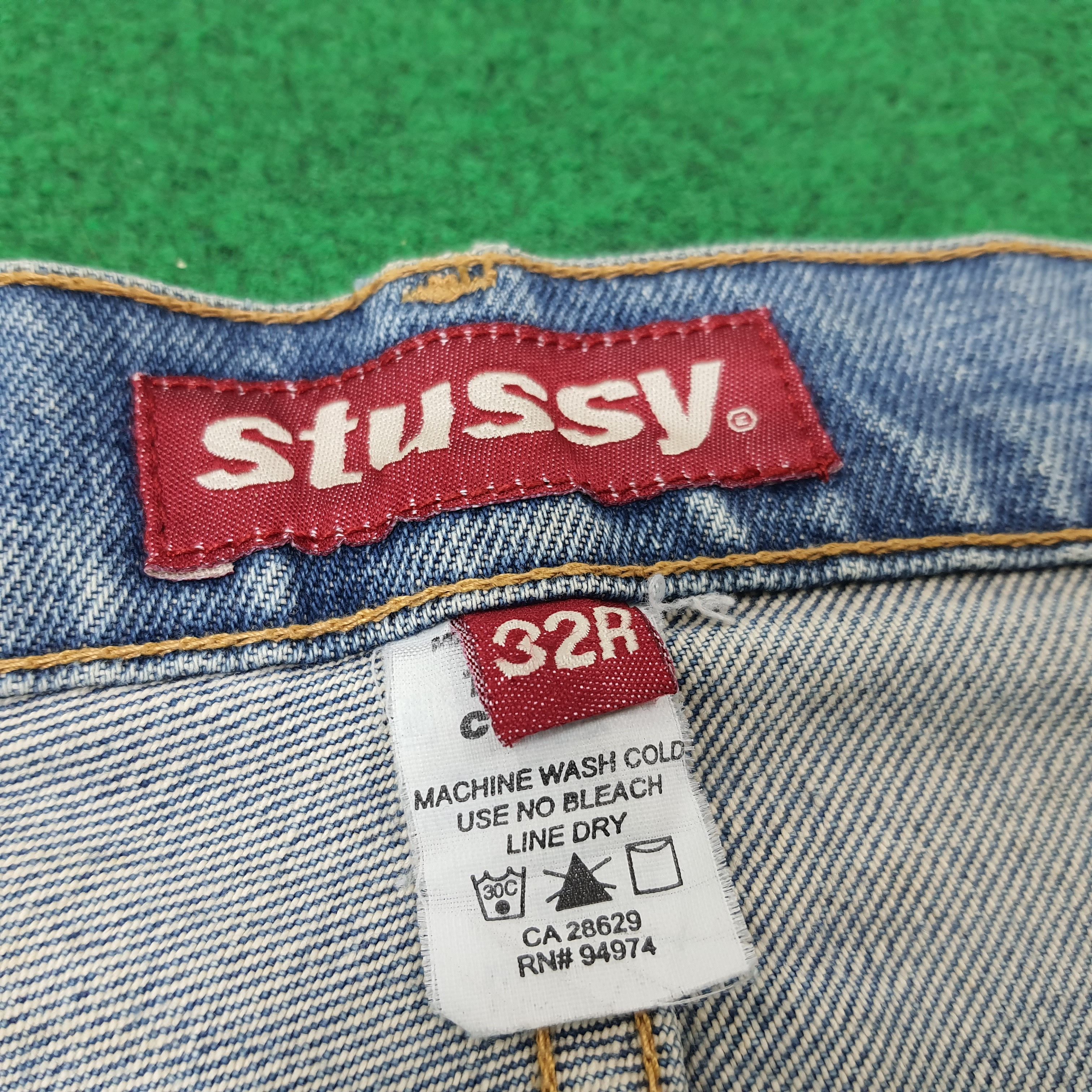 Stussy Vintage Stussy Streetwear Custom Logo Jeans Size US 32 / EU 48 - 6 Thumbnail