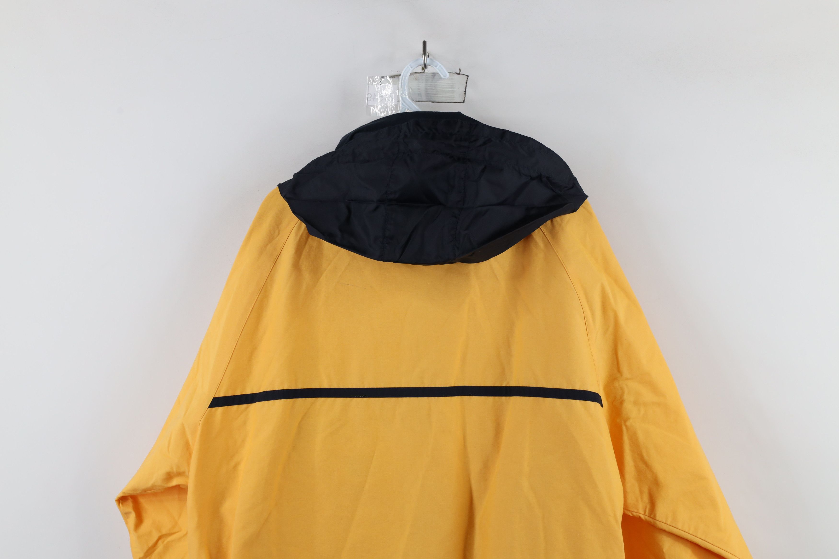 Nautica × Vintage Vintage 90s Nautica Sailing Hooded Windbreaker Jacket Yellow Size US L / EU 52-54 / 3 - 18 Thumbnail