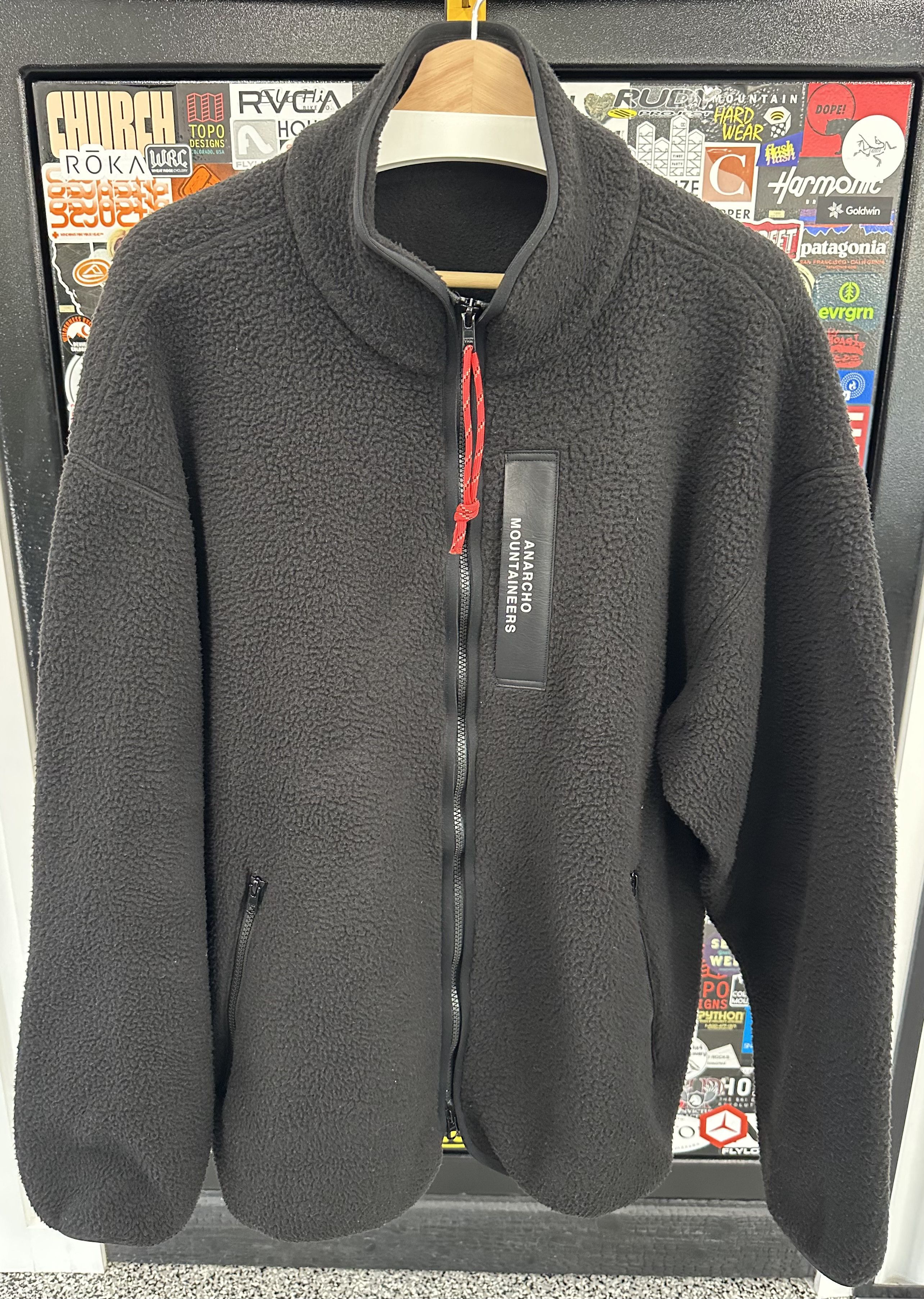 Mountain Research MOUNTAIN RESEARCH Folks Jacket Black Wool Boa Fleece Size US XL / EU 56 / 4 - 1 Thumbnail