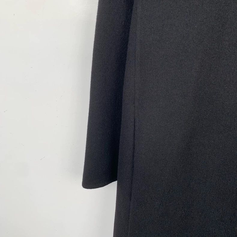 Prada Prada Size XS Black diamond lapel wool coat size XS 2501-Ne Size US XXS / EU 40 - 4 Thumbnail