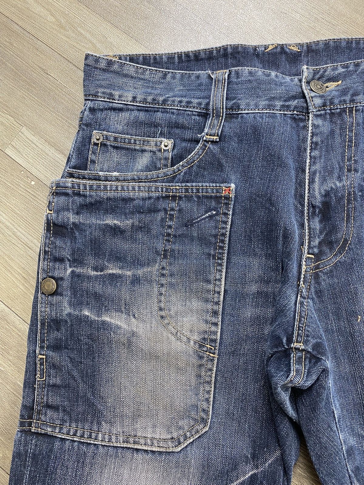PPFM PPFM Platation Multipocket The Dessert Fox Distressed Jeans Size US 31 - 3 Thumbnail