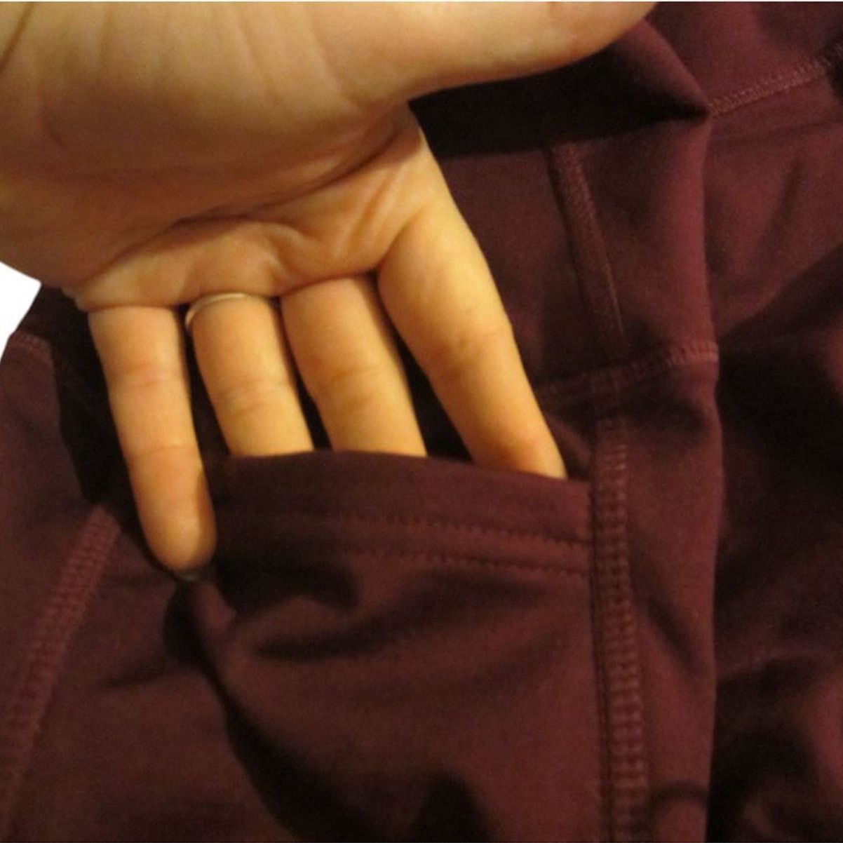 Other Athleisure Streetwear Sleek Burgundy High-Rise Leggings Size 26" / US 2 / IT 38 - 6 Thumbnail