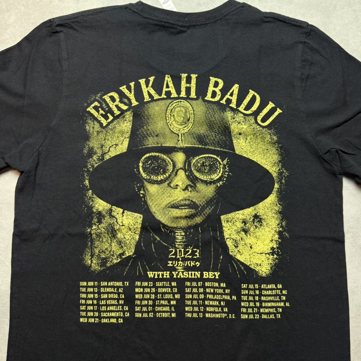 Band Tees 2023 Erykah Badu x Yasiin Bey US Tour T Shirt Size US M / EU 48-50 / 2 - 4 Thumbnail