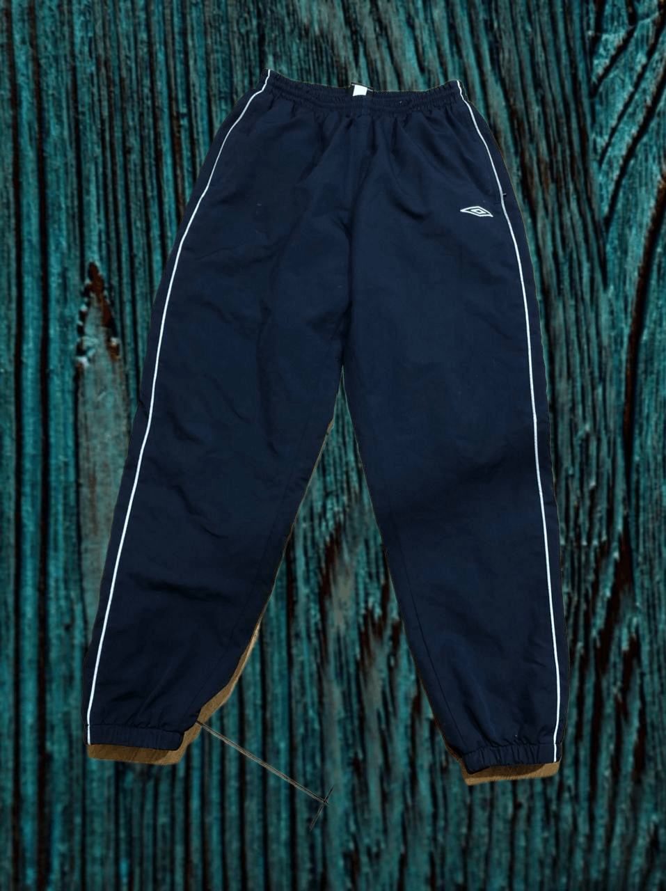 Umbro umbro navy baggy track pants retro rare y2k vintage Size US 34 / EU 50 - 1 Thumbnail