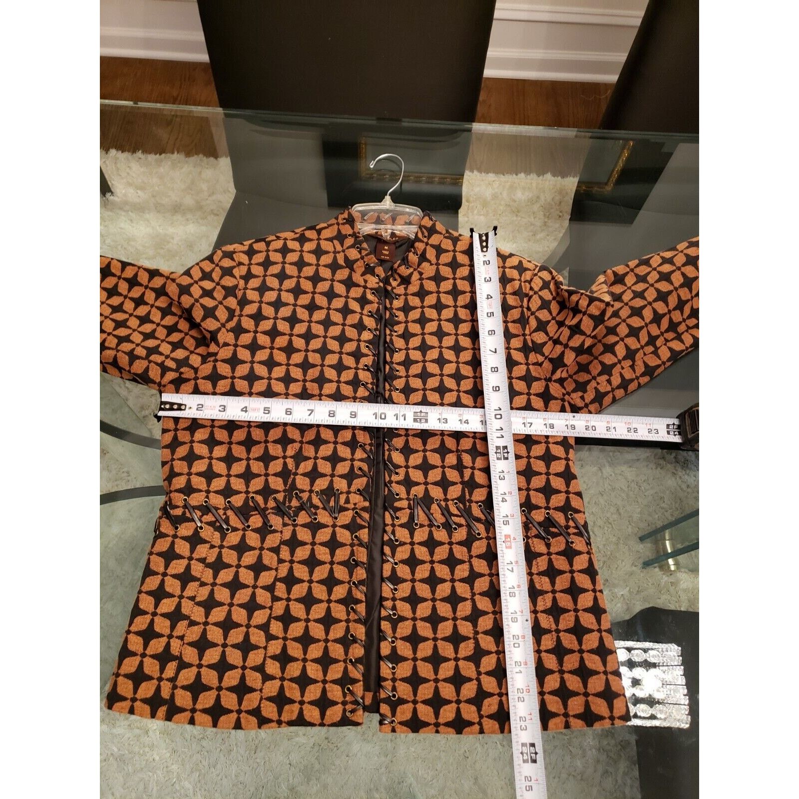 Other Multiples Floral Lined Long Sleeve Open Front Blazer Size M Size M / US 6-8 / IT 42-44 - 13 Thumbnail