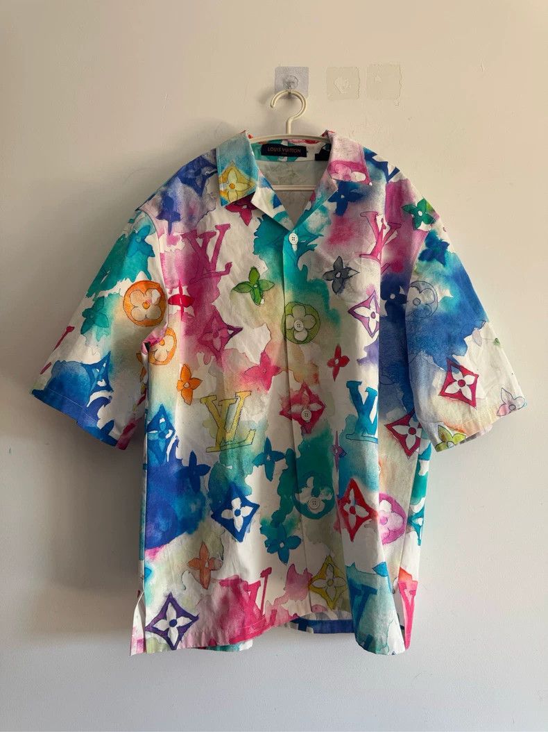 Louis Vuitton Louis Vuitton Colorful Short Sleeve Shirt - dmc Size US L / EU 52-54 / 3 - 1 Thumbnail