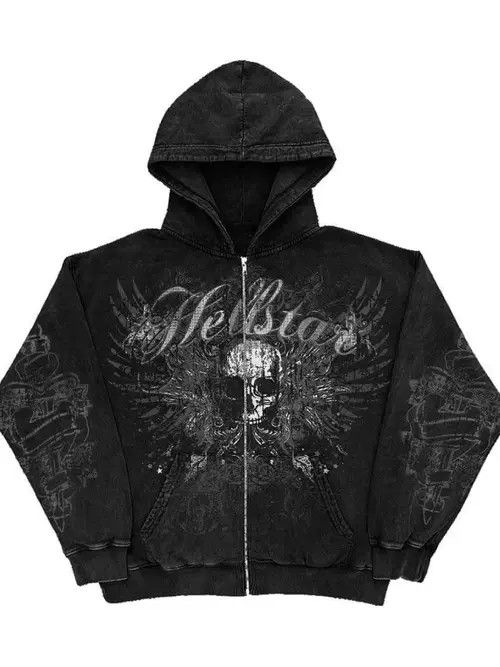 Japanese Brand Miyahara x Son Vintage Gothic Hip Hop Loose Hoodie Size US M / EU 48-50 / 2 - 5 Thumbnail