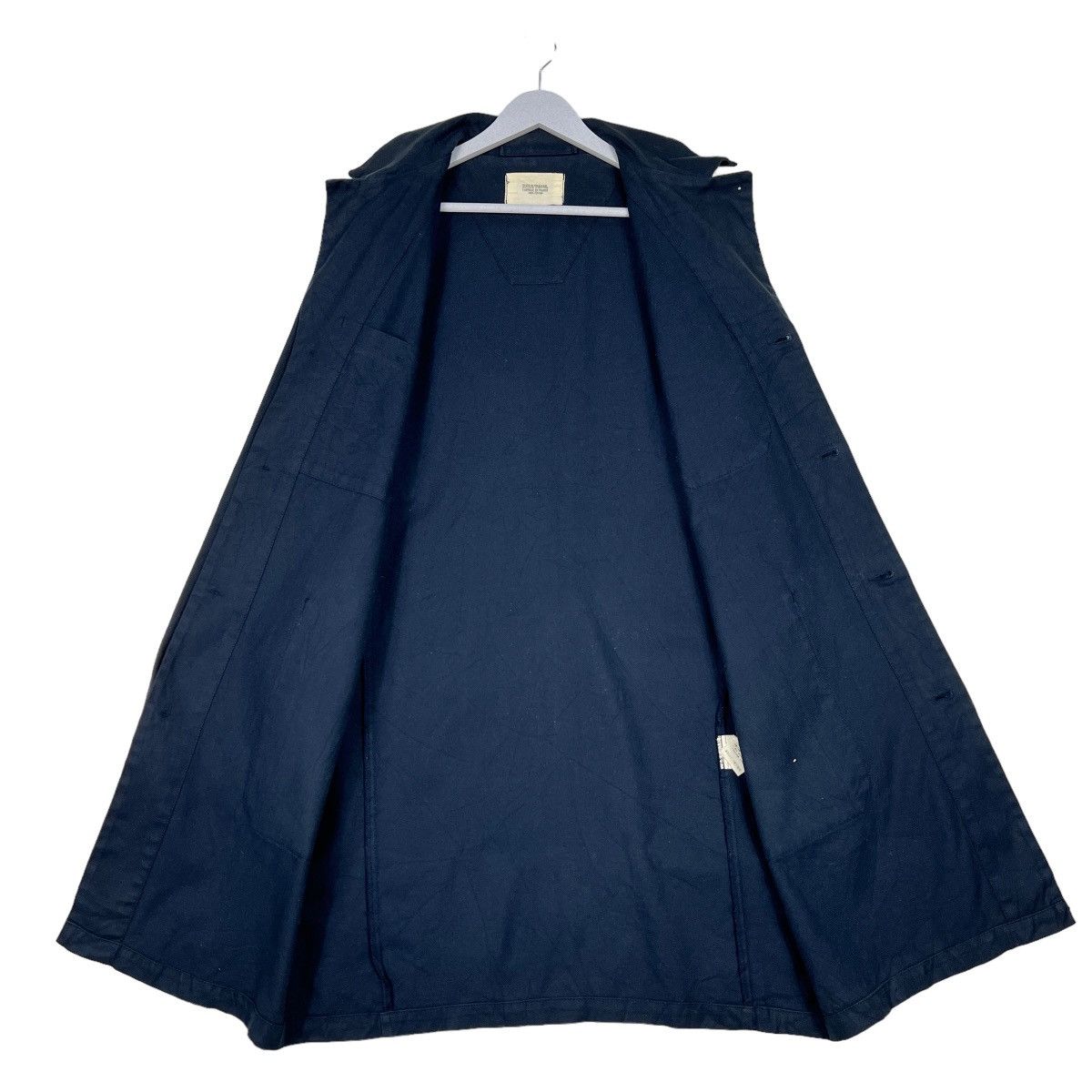 CABANE de ZUCCa × Issey Miyake × Zucca 🔥 ZUCCA TRAVAIL ISSEY MIYAKE INDIGO CHORE JACKET Size US S / EU 44-46 / 1 - 11 Thumbnail