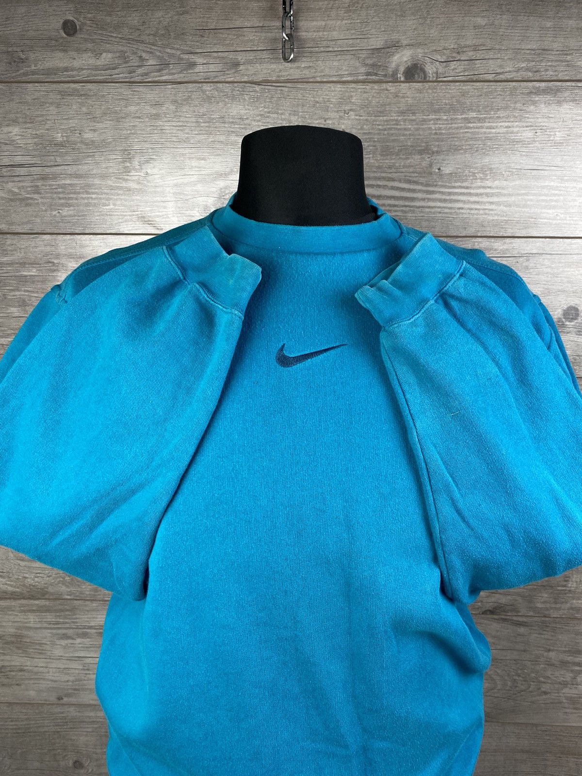 image of Sweatshirt Nike Center Logo Very Old Vintage Size M in Blue, Men's