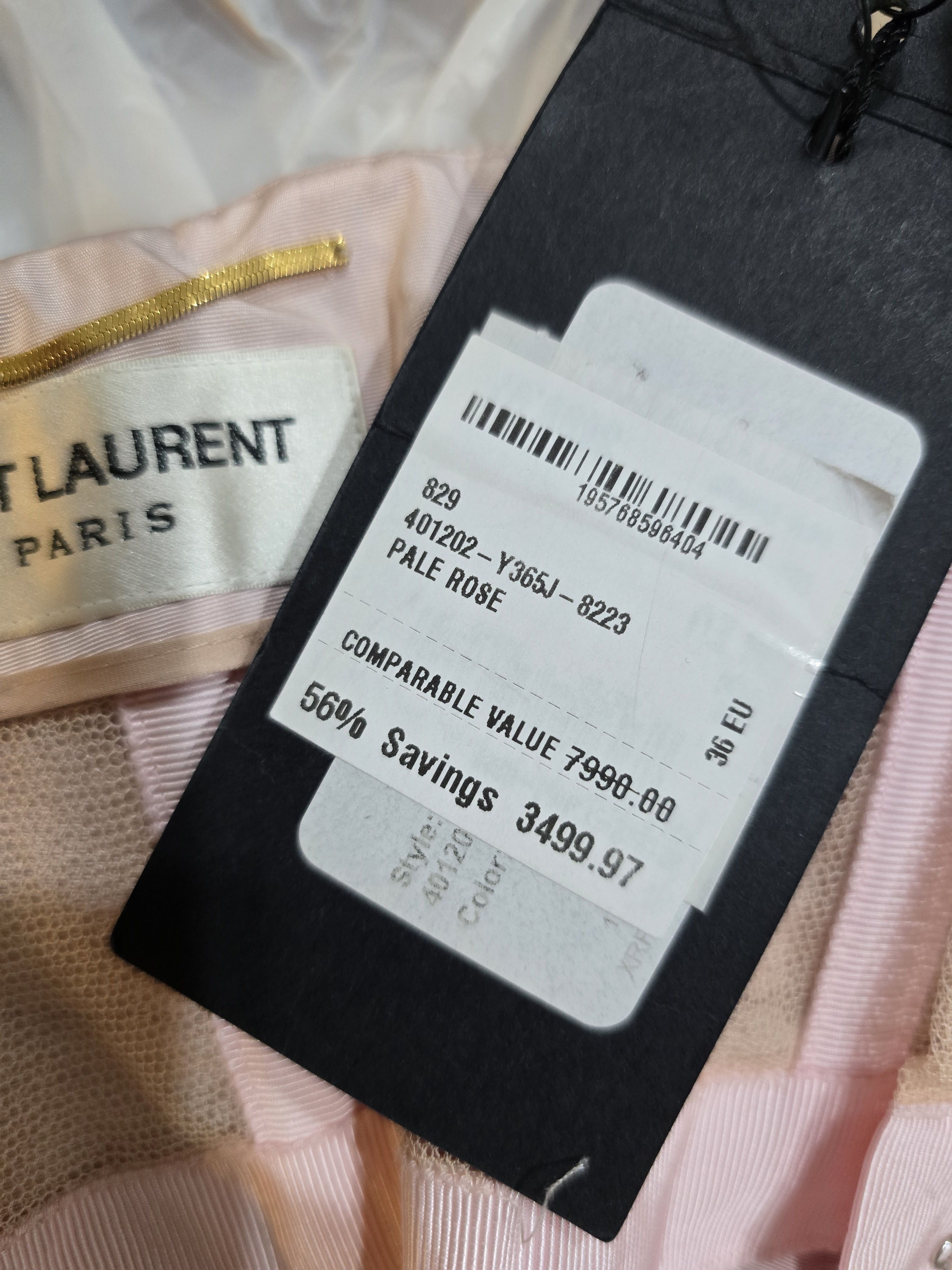 Saint Laurent Paris Saint Laurent strapless tulle dress NWT EU 36 US 4 Pink Size S / US 4 / IT 40 - 9 Thumbnail