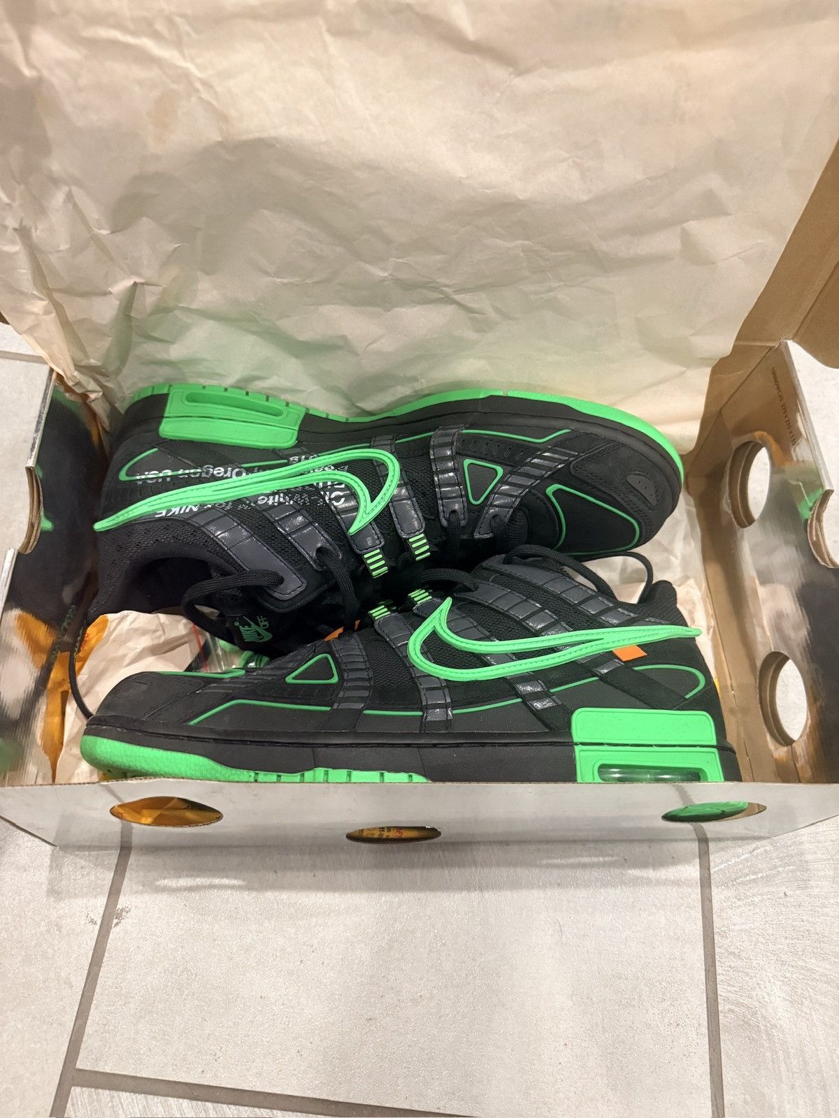 Nike × Off-White Off-white x Nike rubber dunks size 12 BNWT Size US 12 / EU 45 - 1 Thumbnail
