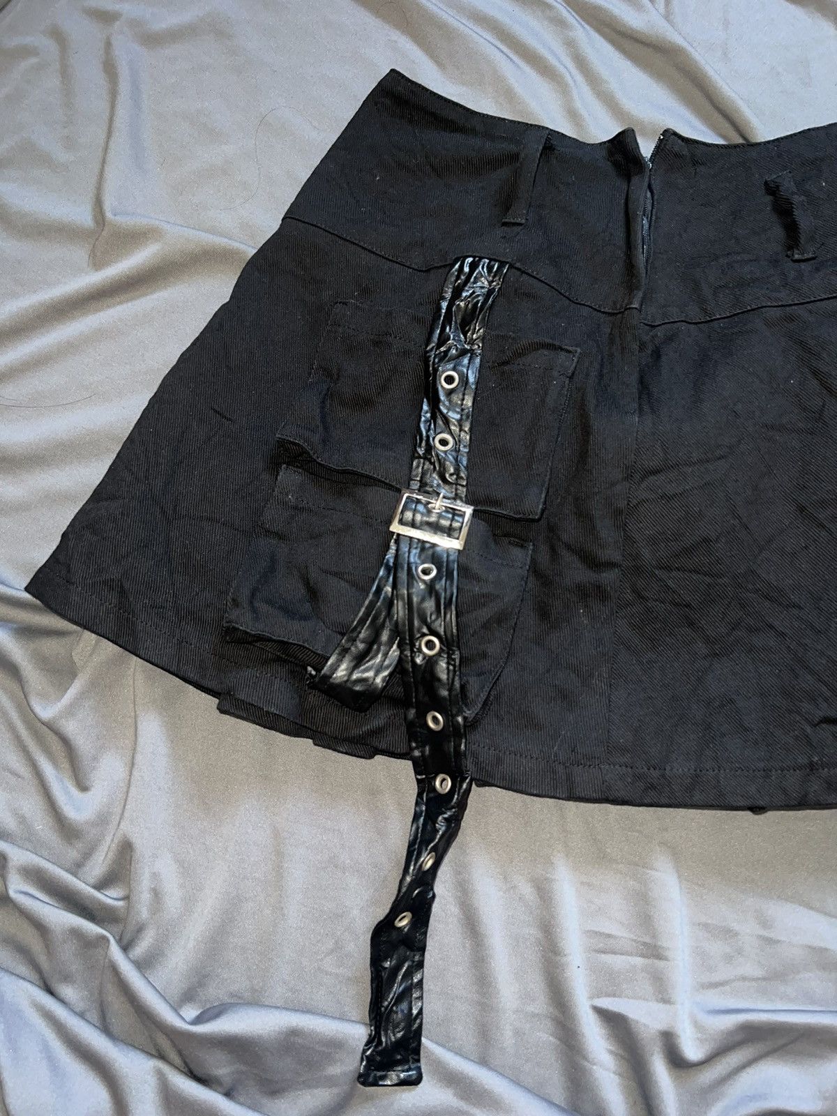 Japanese Brand Bodyline leather pocket mini skirt ♠️🧛🏻‍♀️ Size 26" / US 2 / IT 38 - 5 Thumbnail