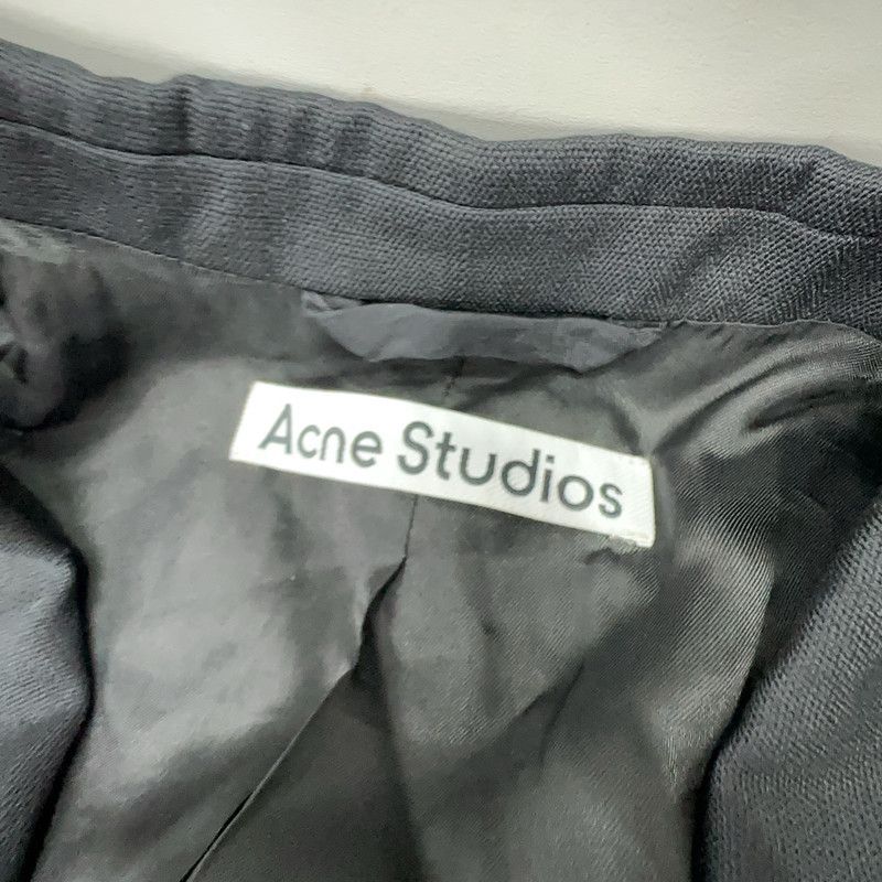 Acne Studios White Wool Blend Pilot Jacket