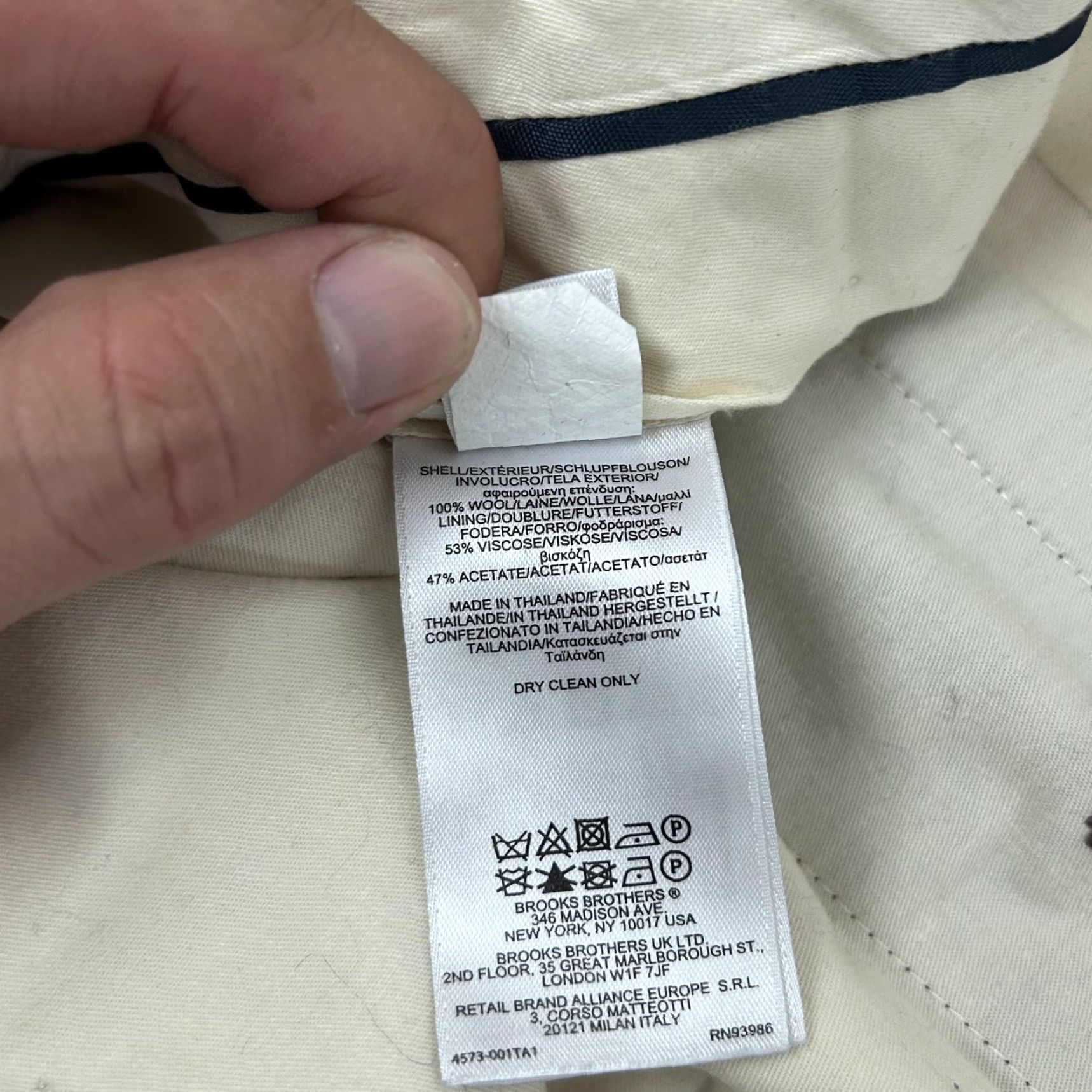 Brooks Brothers Brooks Brothers Madison 1818 Dress Pants Mens 38x29 Brown Wool Cuffed Flat Front Pockets Classic Straight Zip Front Trousers Size US 38 / EU 54 - 6 Thumbnail