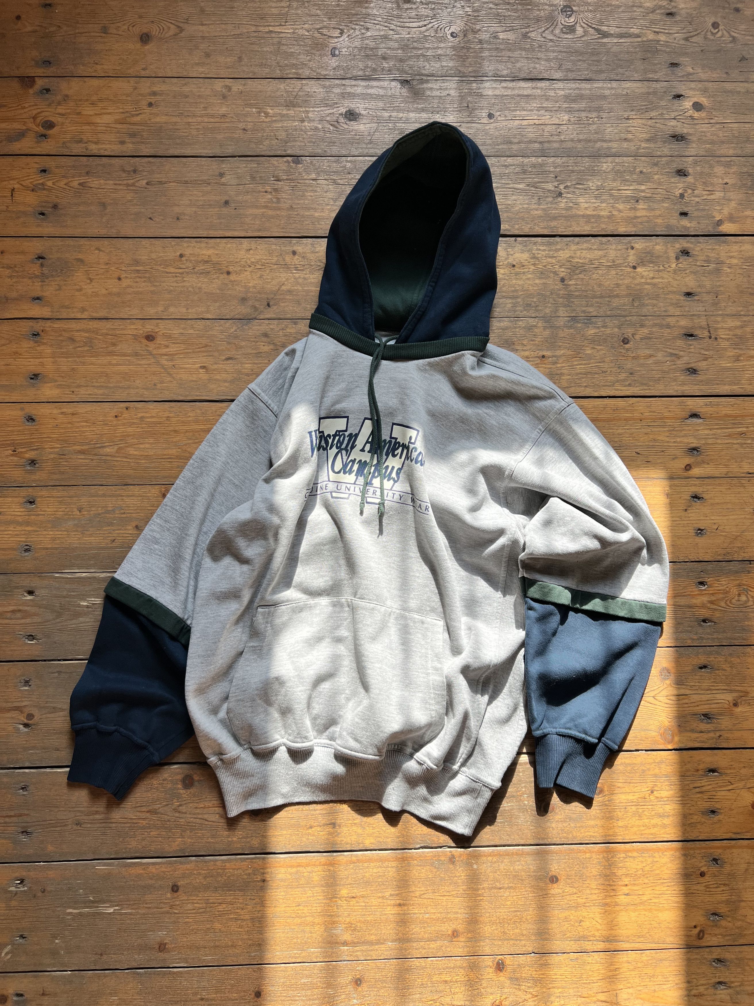 Other Winston American Campus University Vintage Hoodie 80s Size US L / EU 52-54 / 3 - 1 Thumbnail