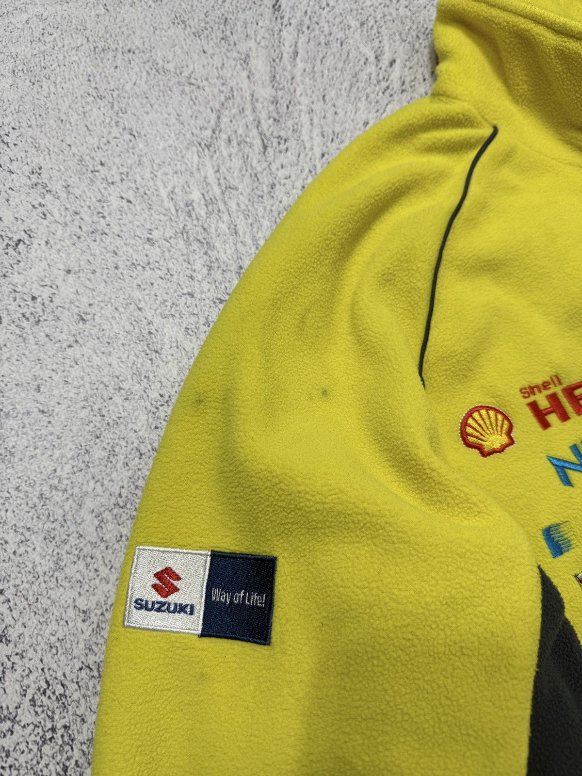Japanese Brand VTG SUZUKI SPORT WORLD RALLY TEAM FLEECE JACKET Size US XL / EU 56 / 4 - 5 Thumbnail