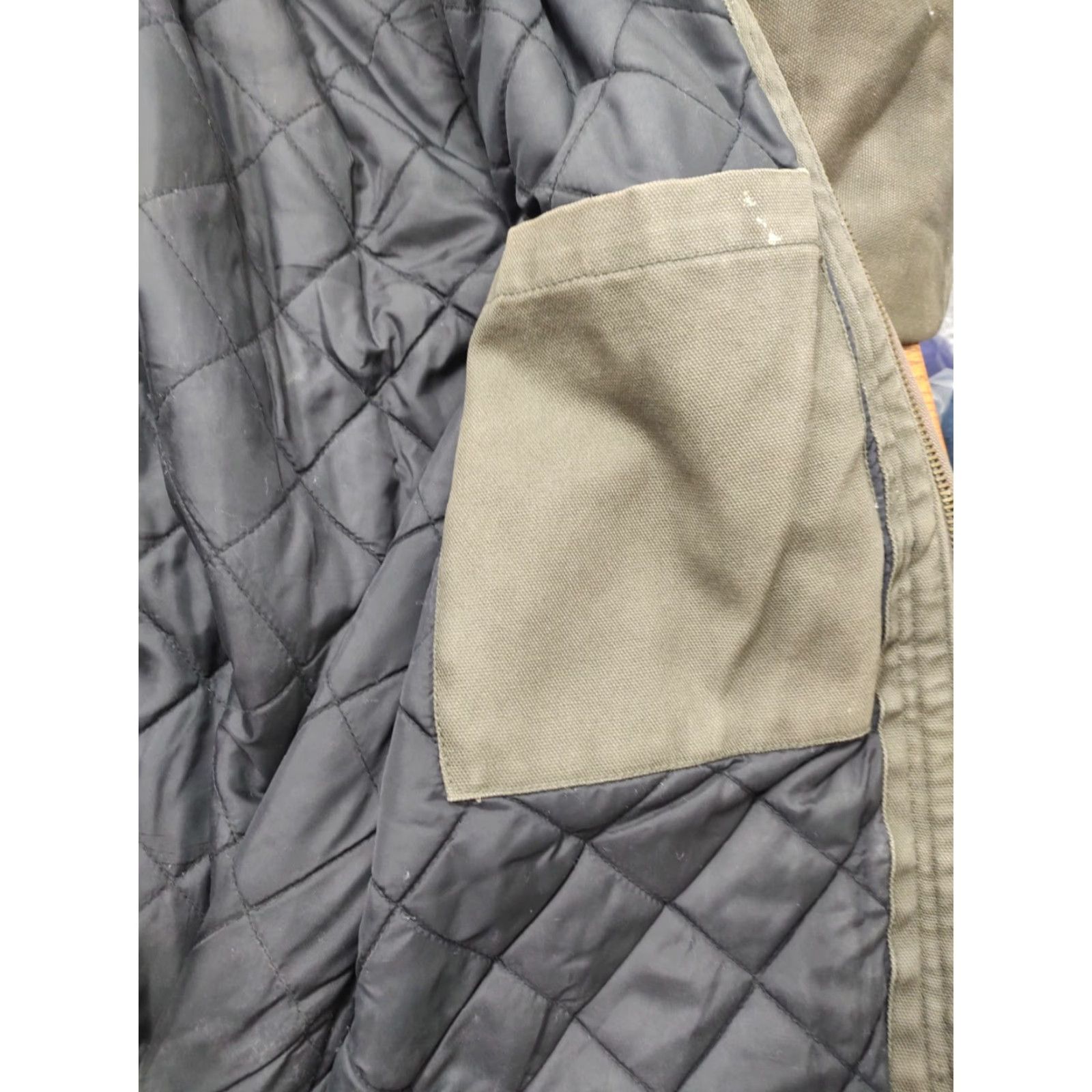 Dickies VINTAGE Dickies Green Duck Canvas Quilt Chore Outdoor Work Coat Jacket Large Size US L / EU 52-54 / 3 - 6 Thumbnail