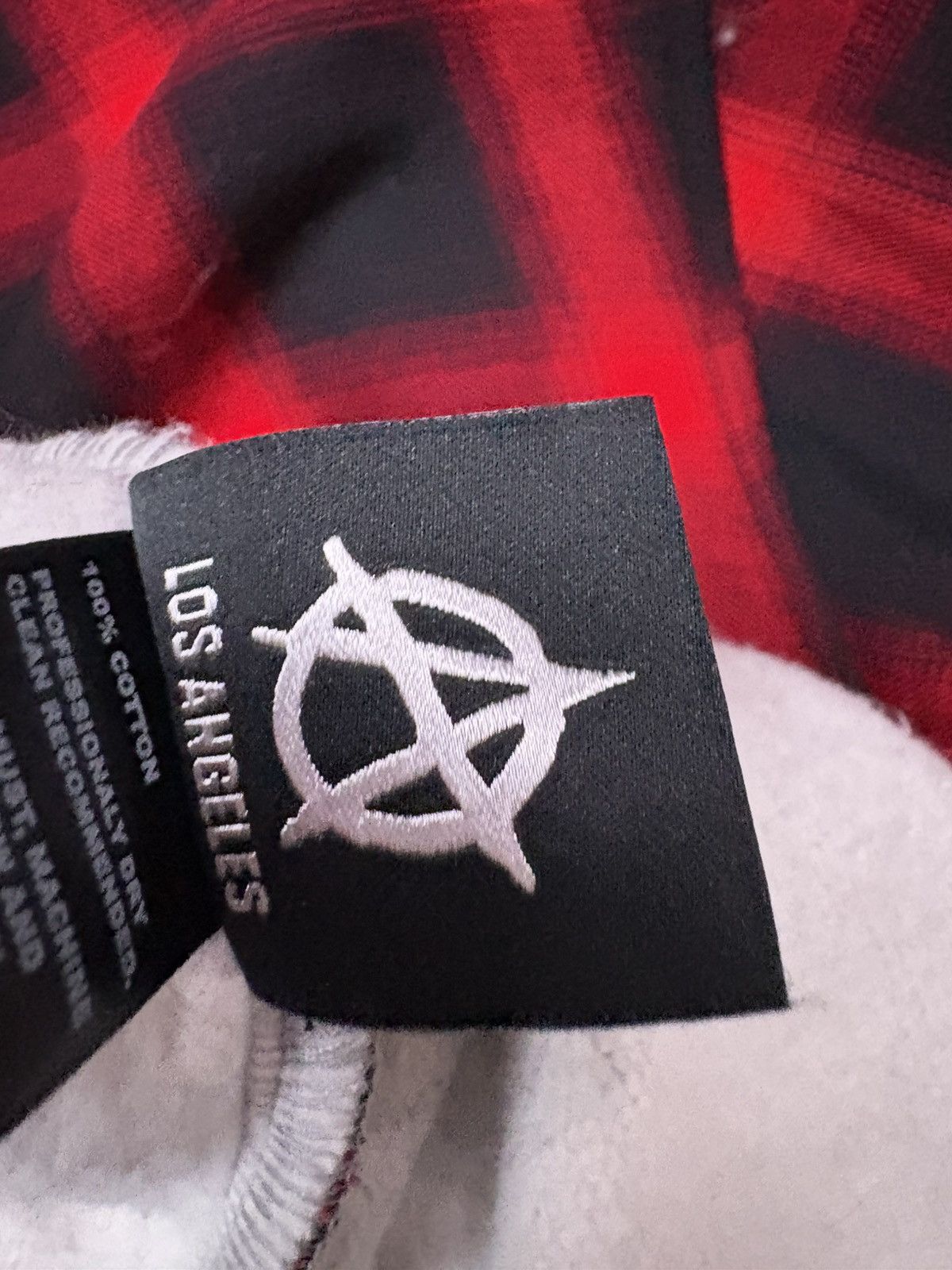 Revenge Inferno flannel zip heather grey/red Size US XXL / EU 58 / 5 - 5 Thumbnail
