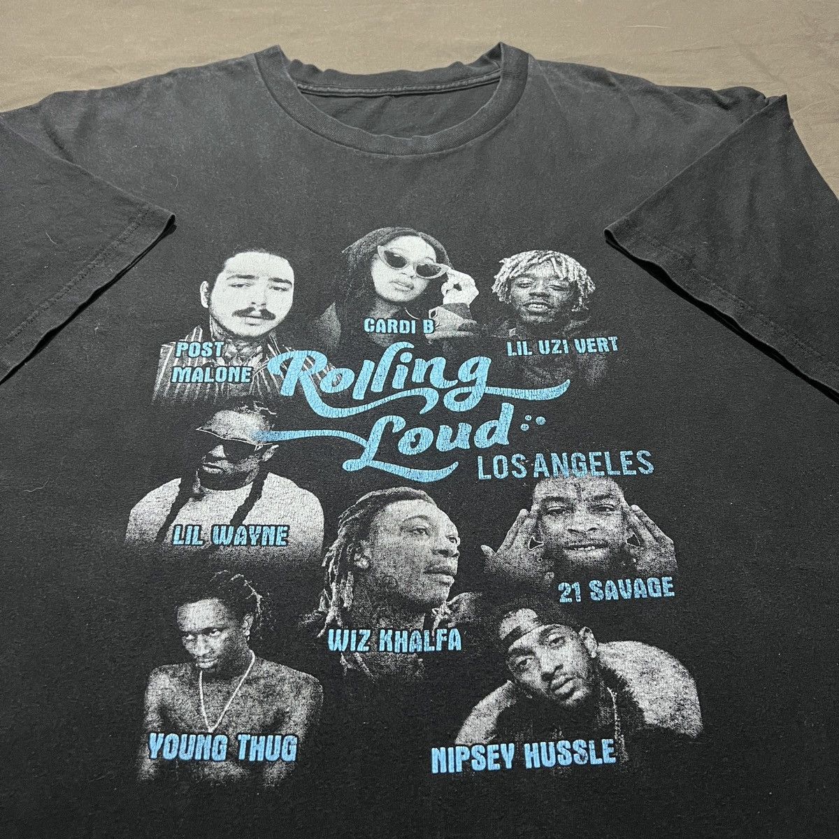 Rap Tees RollingLoud Wiz Khalifa Lil Wayne Nipsey Hussle Faded Hiphop Size US XXL / EU 58 / 5 - 7 Thumbnail