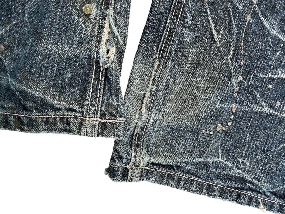 Le Grande Bleu (L.G.B.) NYLAUS BOOTCUT FLARE DISTRESSED STYLE JEANS Size US 32 / EU 48 - 6 Thumbnail