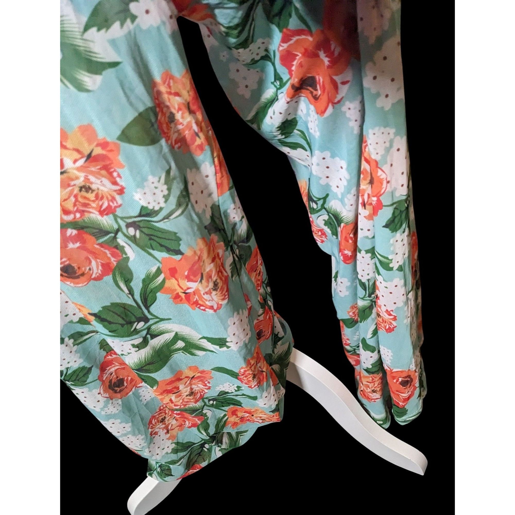 Other Blue And Orange Semi-Sheer Mesh Lounge Pants Size 34" / US 12 / IT 48 - 3 Thumbnail