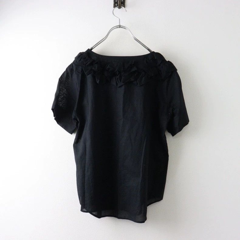 Comme des Garcons Comme Des Garcons Cotton ramie ruffled short sleeve pullov Size M / US 6-8 / IT 42-44 - 2 Thumbnail