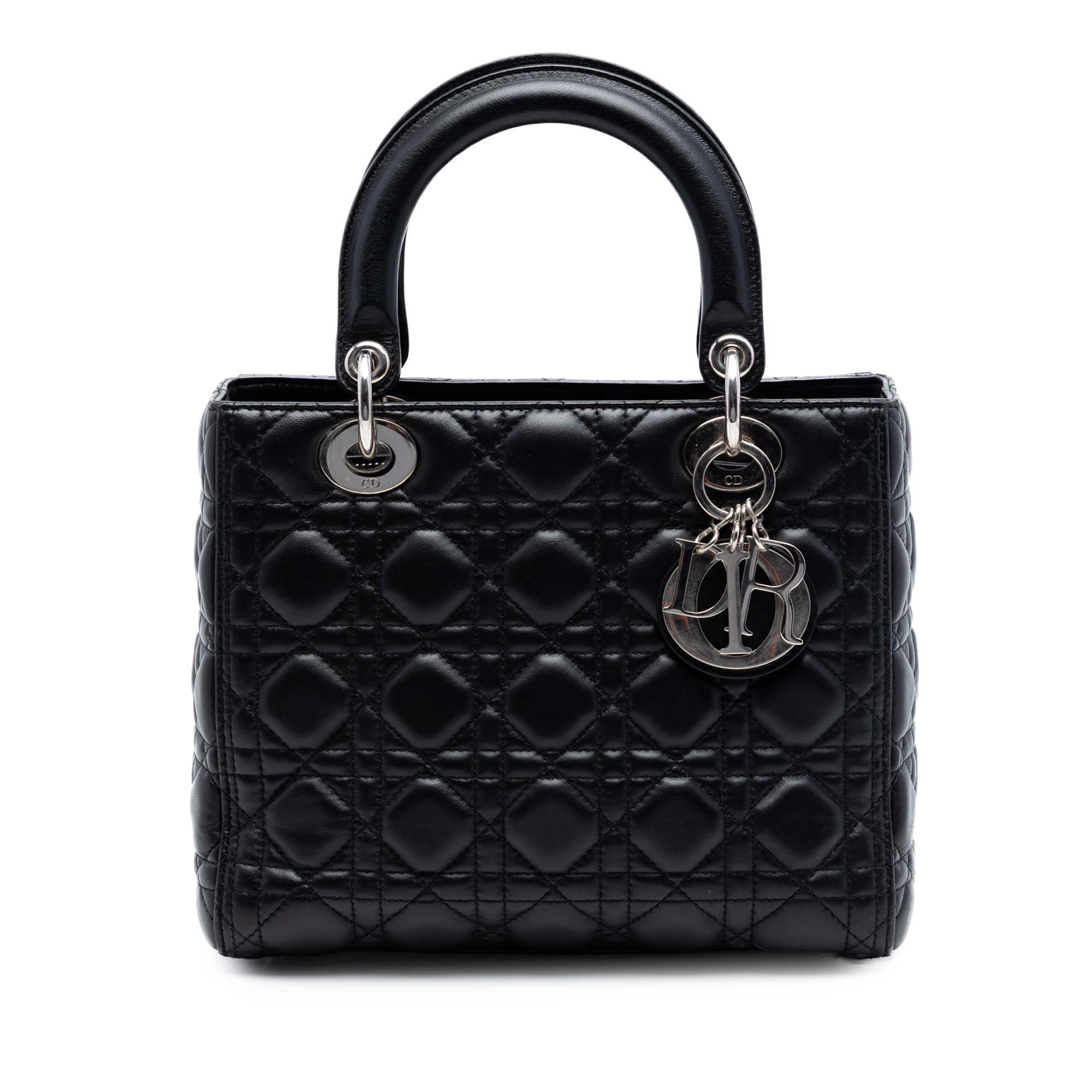 Dior Medium Lambskin Cannage Lady Dior Size ONE SIZE - 1 Thumbnail
