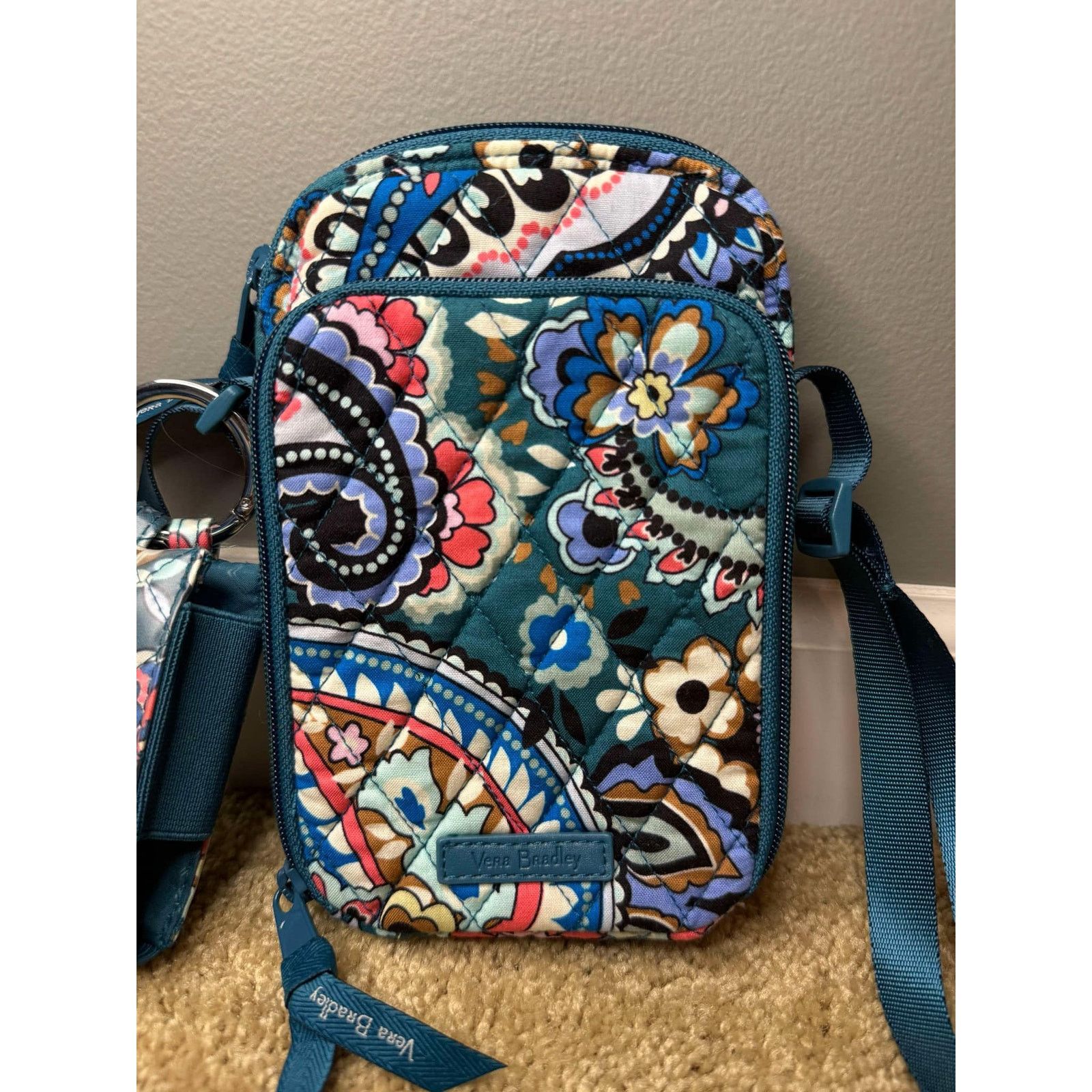Vera Bradley Vera Bradley Quilted Mini Phone Holder Crossbody Bag Size ONE SIZE - 3 Thumbnail