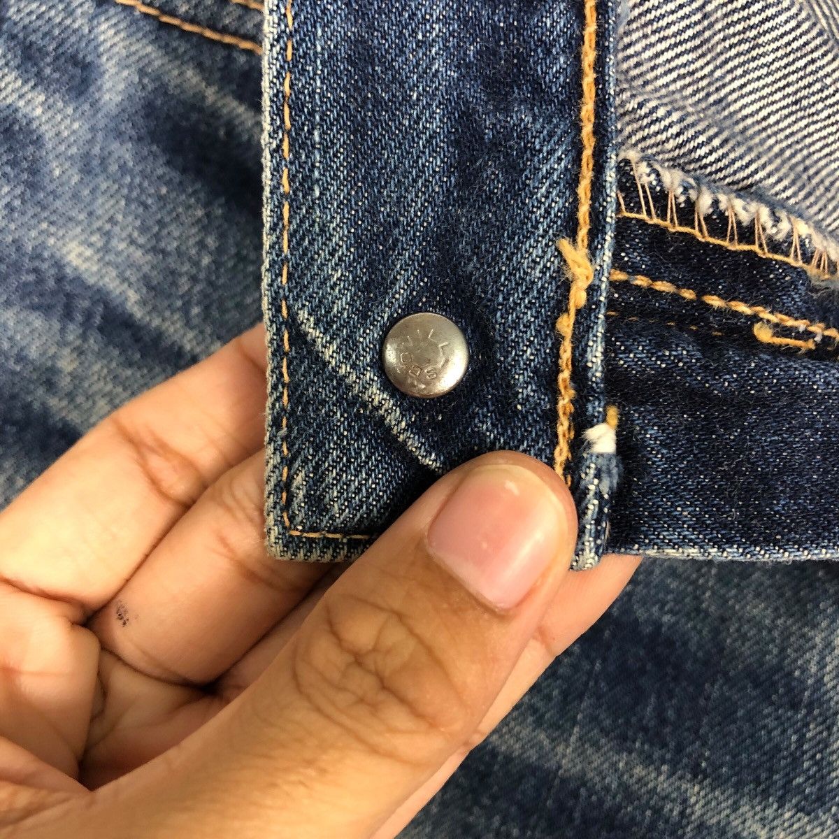 Japanese Brand Vintage Joker Co. Ltd. Panelled Flare Denim Issey Miyake Size 28" / US 6 / IT 42 - 20 Thumbnail