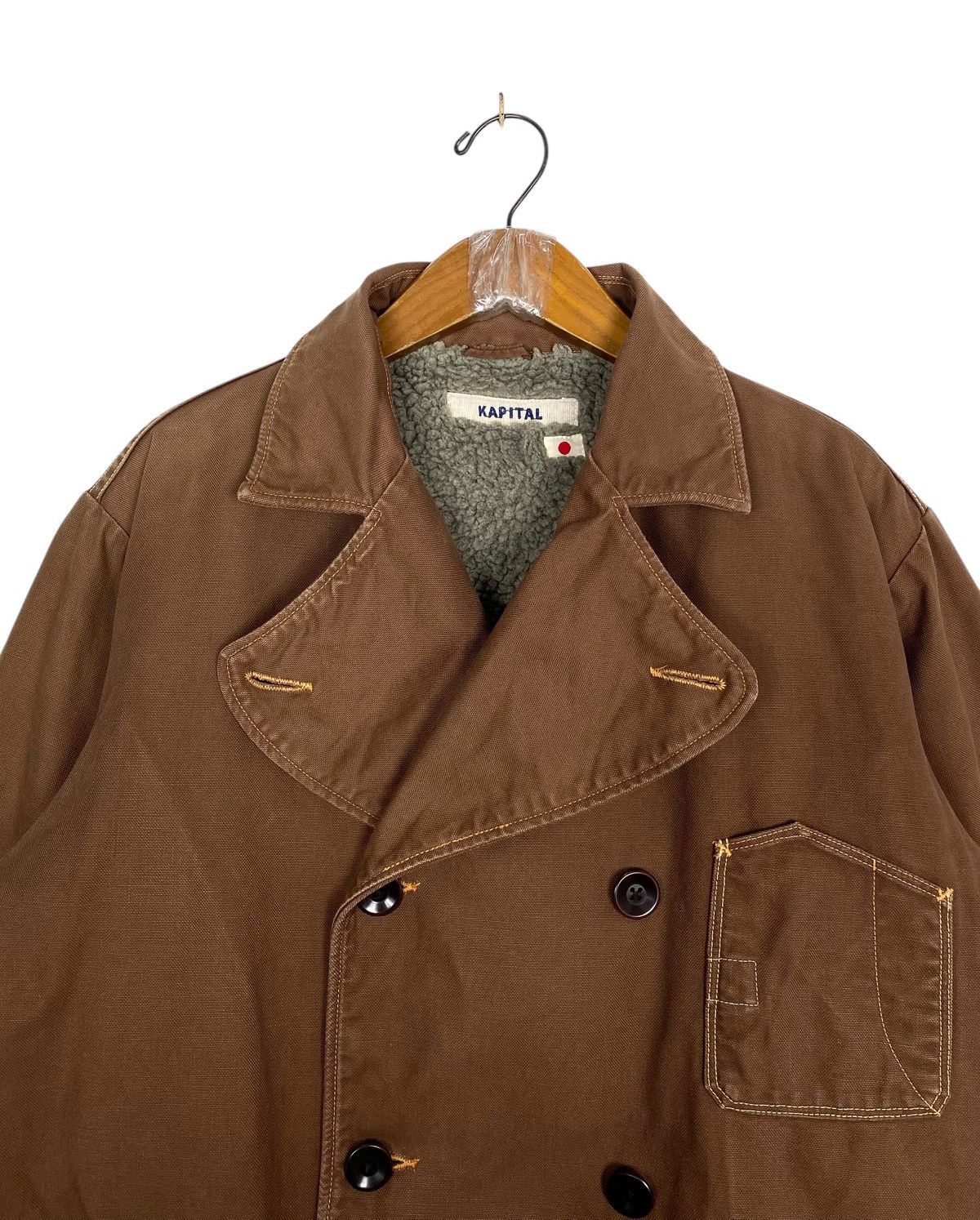 Kapital Rare‼️ Kapital Double Breasted Workwear Chore Jacket Japan Size US L / EU 52-54 / 3 - 4 Thumbnail