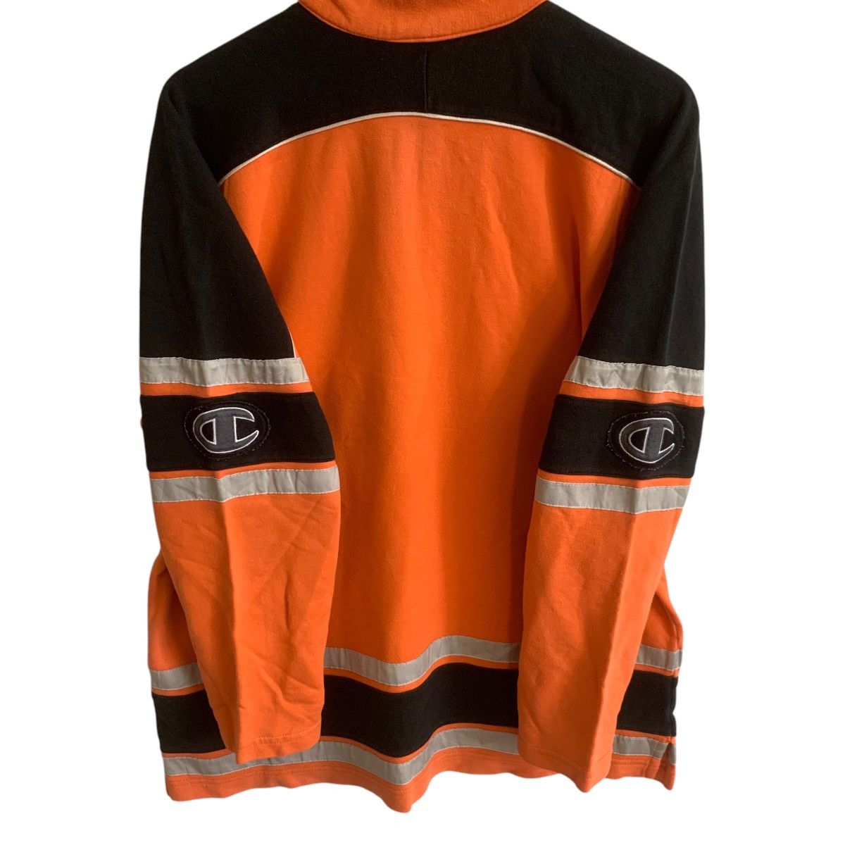 Champion Rare Orange Sweatshirt Jumper Champion Big Logo Large Size US L / EU 52-54 / 3 - 4 Thumbnail