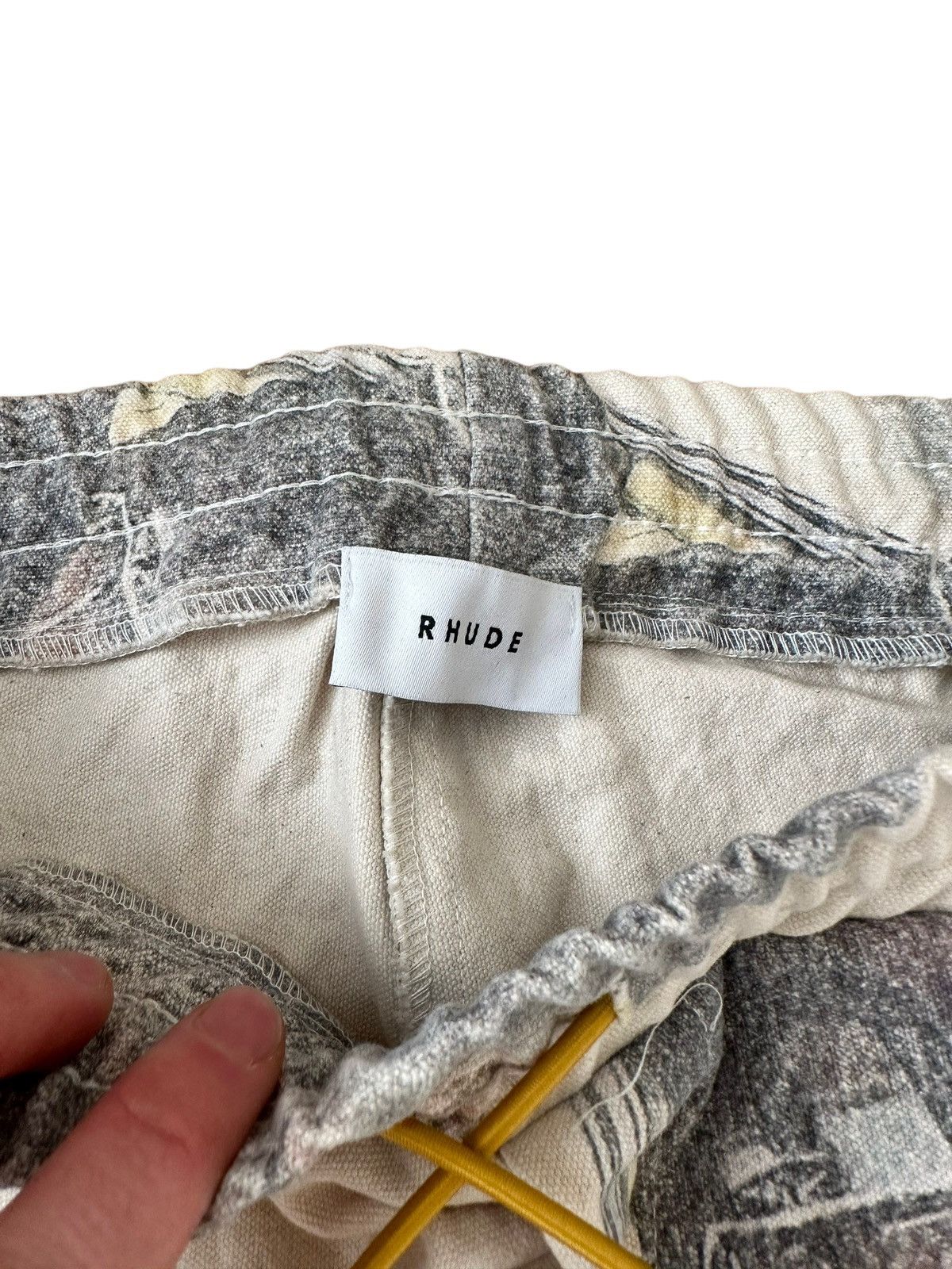 Rhude SzM Gunslinger Printed Denim Camo Pants Size US 32 / EU 48 - 3 Thumbnail